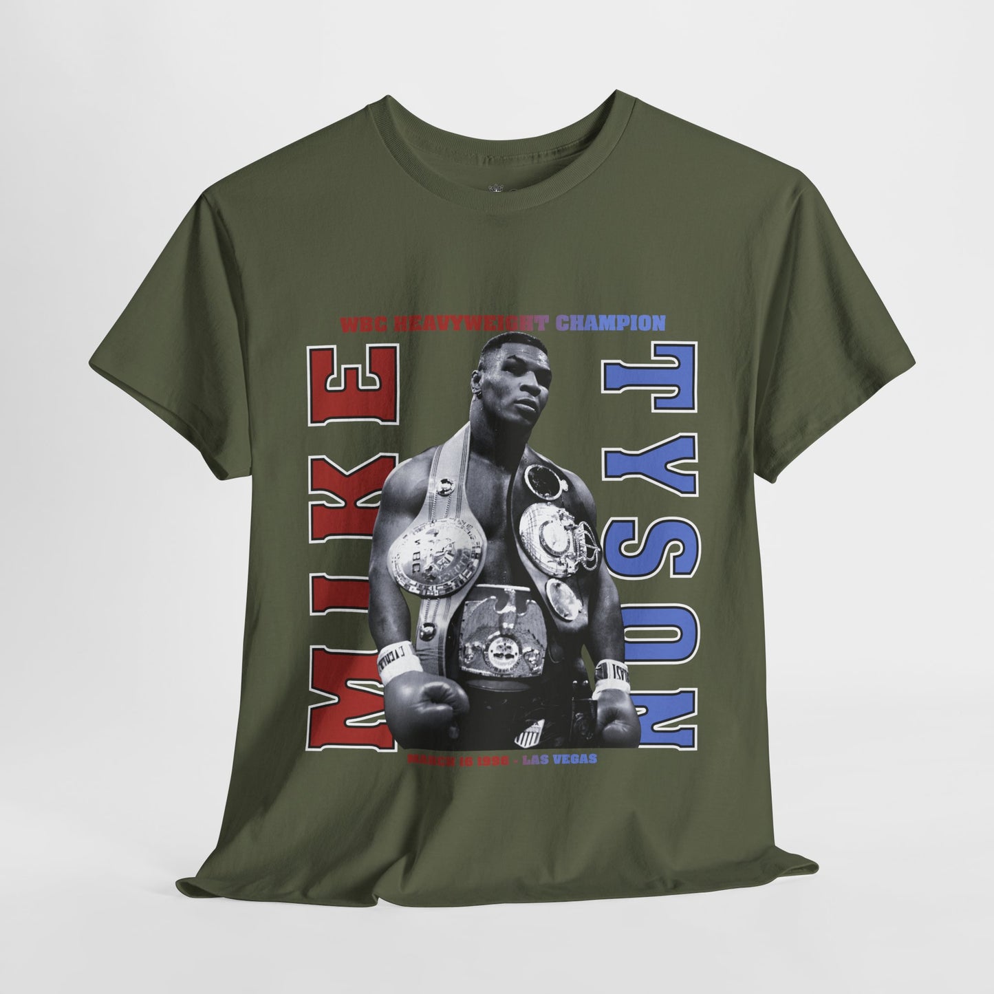 Mike Tyson Champion Belt Tee - Unisex Heavy Cotton Shirt