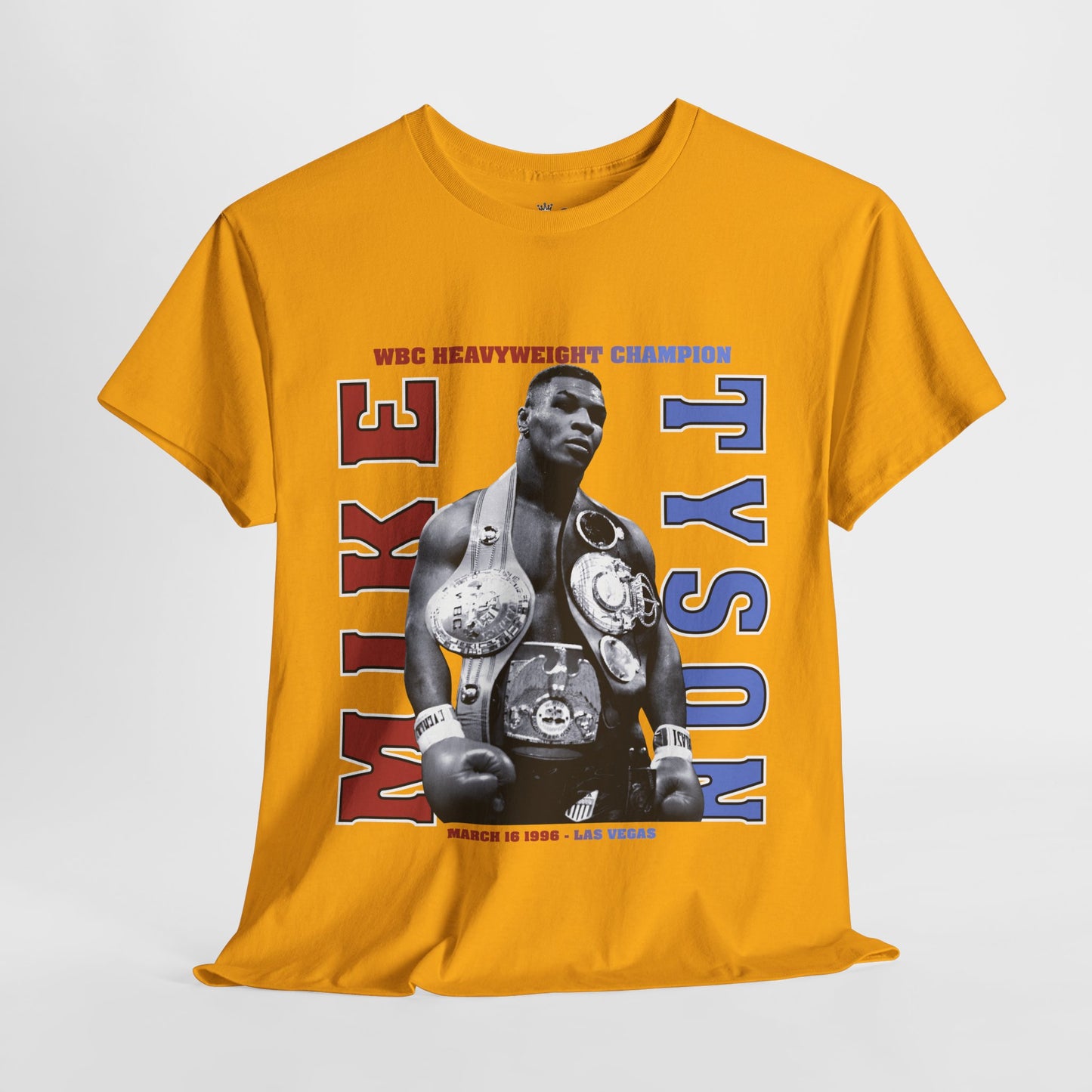 Mike Tyson Champion Belt Tee - Unisex Heavy Cotton Shirt