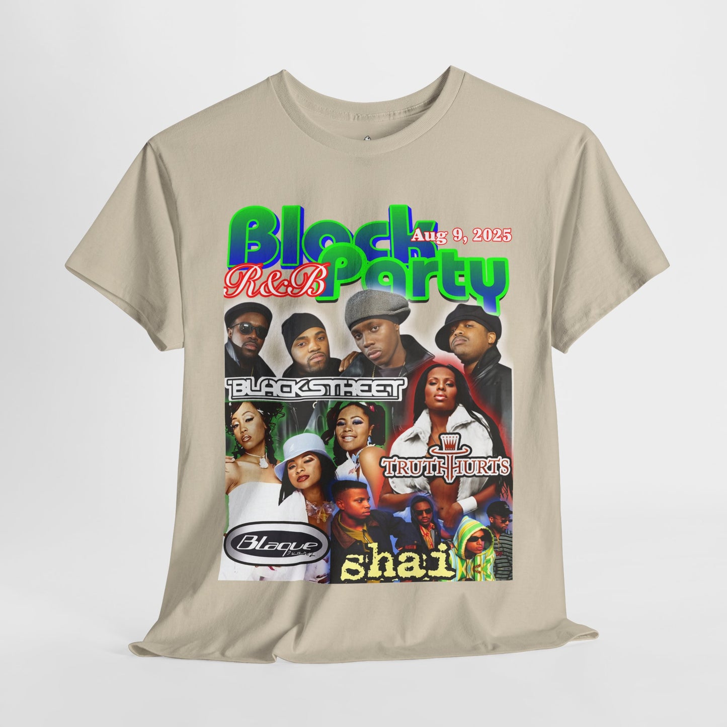 R&B Block Party Tee - Vintage Music Lover Unisex Shirt