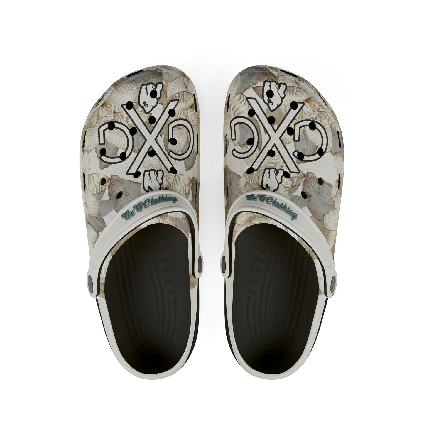 GxG Floral Foam Rubber Slides