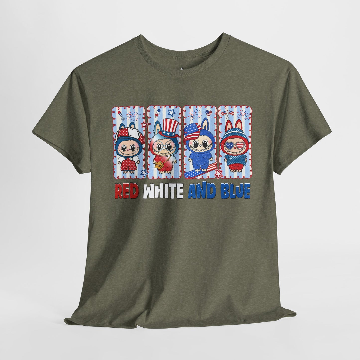 Patriotic La-Bubu Monsta Graphic Tee