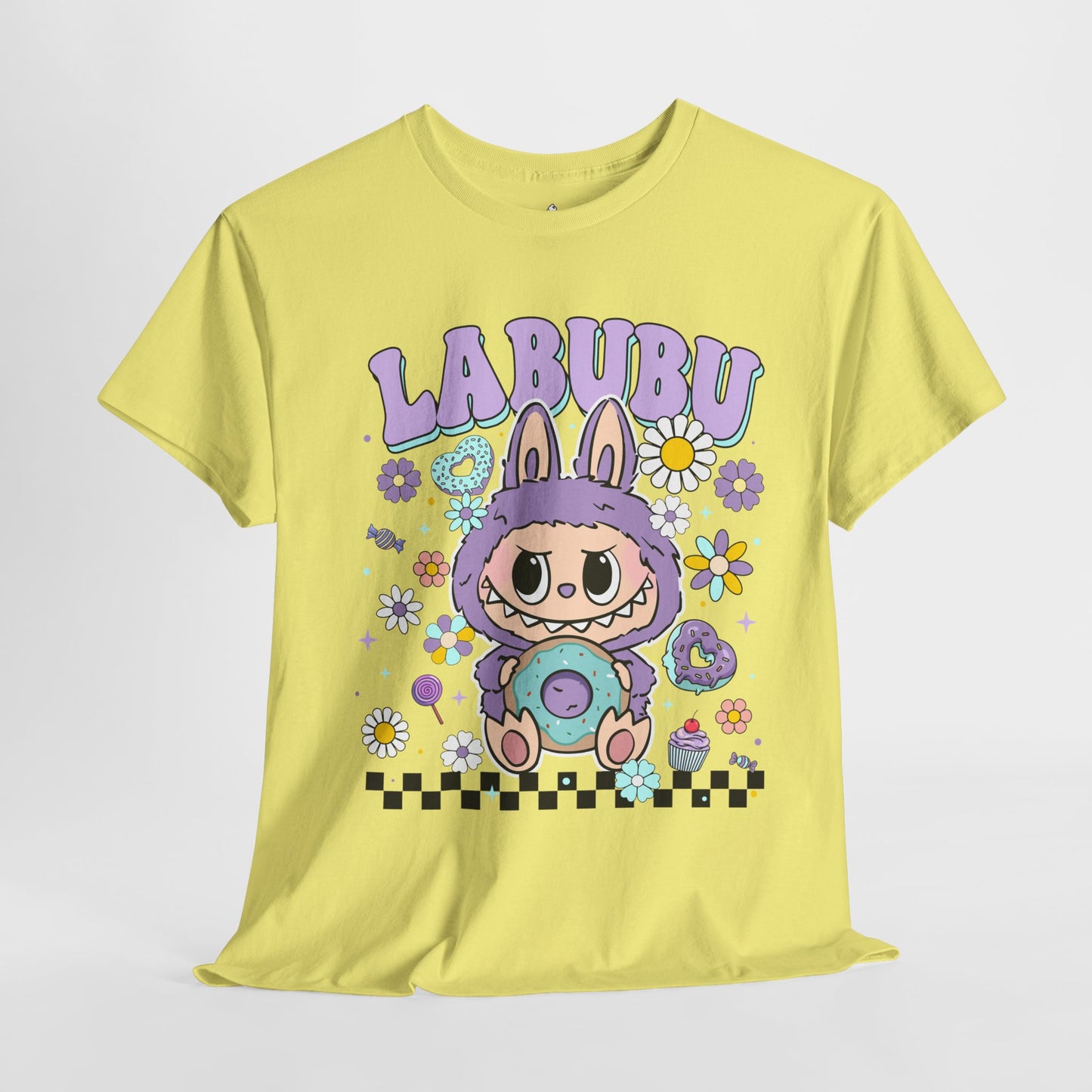 Labubu lower Graphic Tee, Unisex Heavy Cotton T-Shirt, Fun Casual Wear