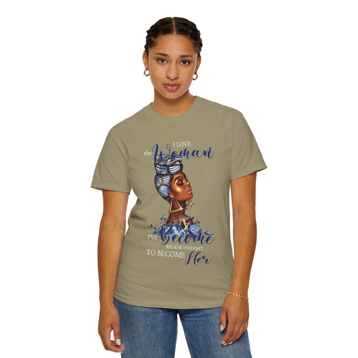 Empowered Woman Graphic T-Shirt - Celebrate Strength and Beauty