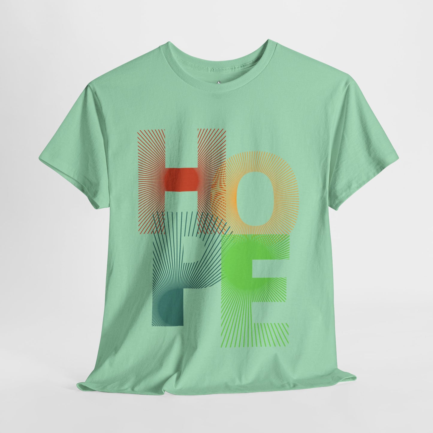 Hope Unisex Heavy Cotton Tee - Inspirational Graphic T-Shirt
