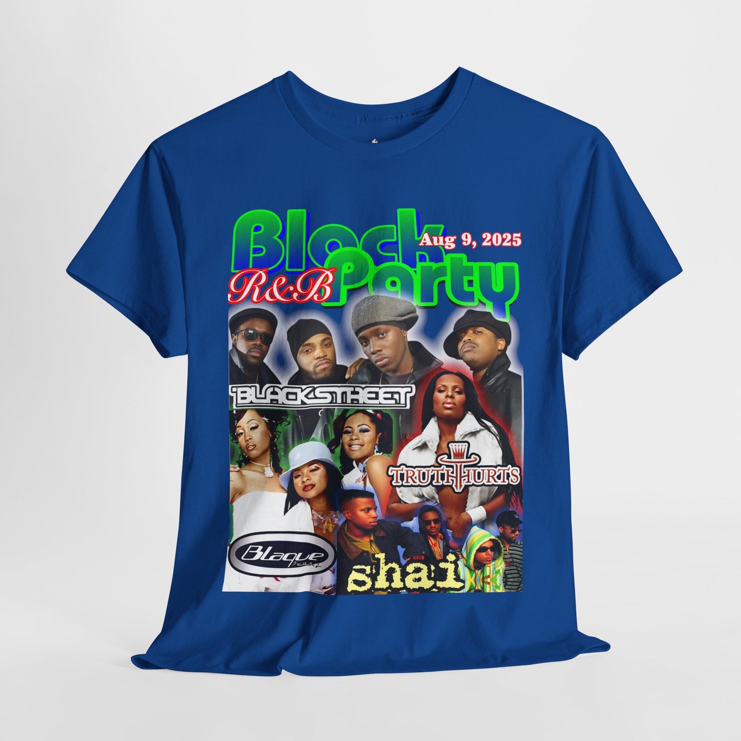 R&B Block Party Tee - Vintage Music Lover Unisex Shirt