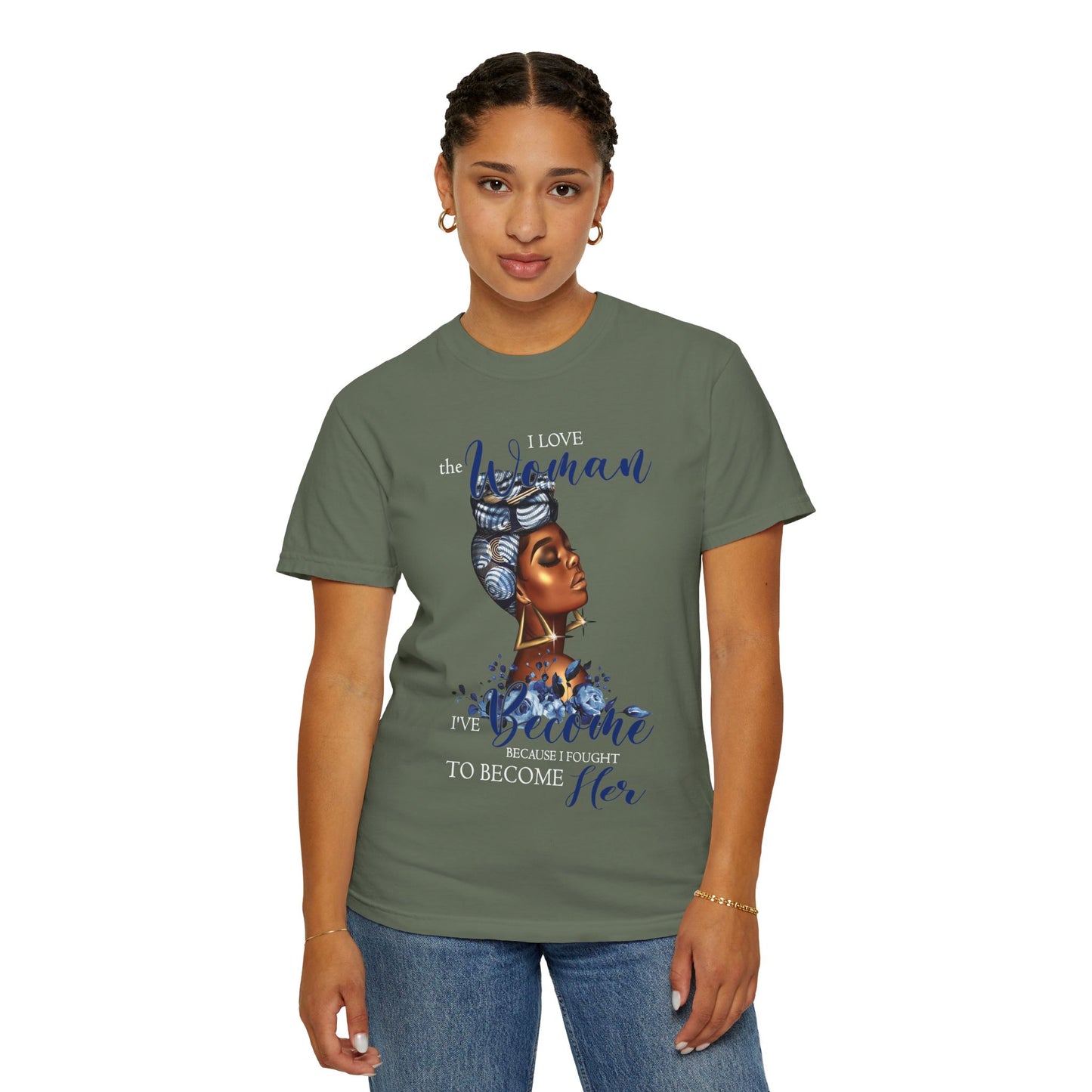 Empowered Woman Graphic T-Shirt - Celebrate Strength and Beauty