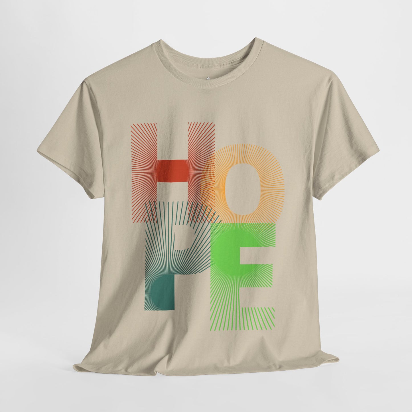 Hope Unisex Heavy Cotton Tee - Inspirational Graphic T-Shirt