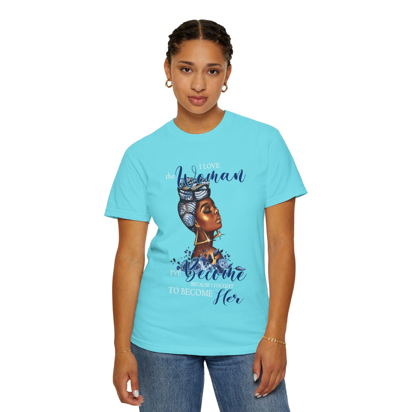 Empowered Woman Graphic T-Shirt - Celebrate Strength and Beauty