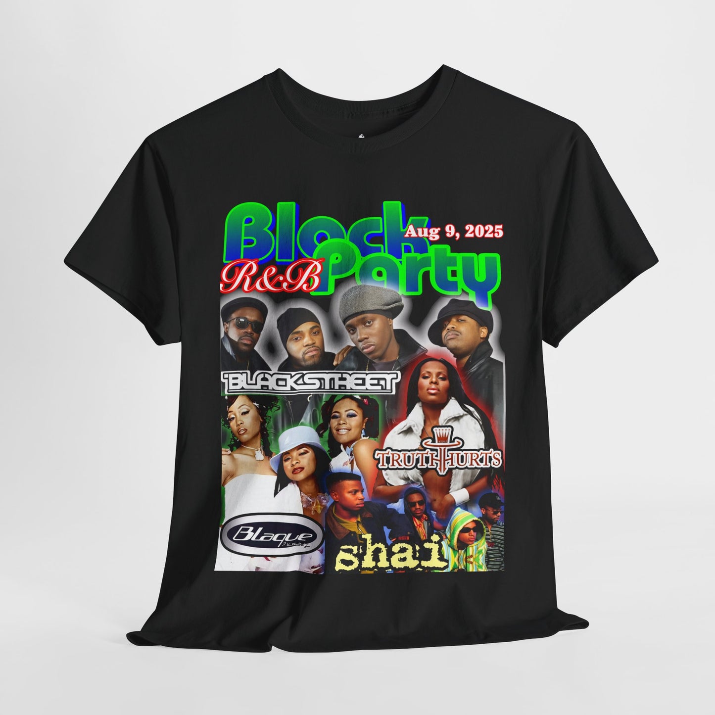 R&B Block Party Tee - Vintage Music Lover Unisex Shirt