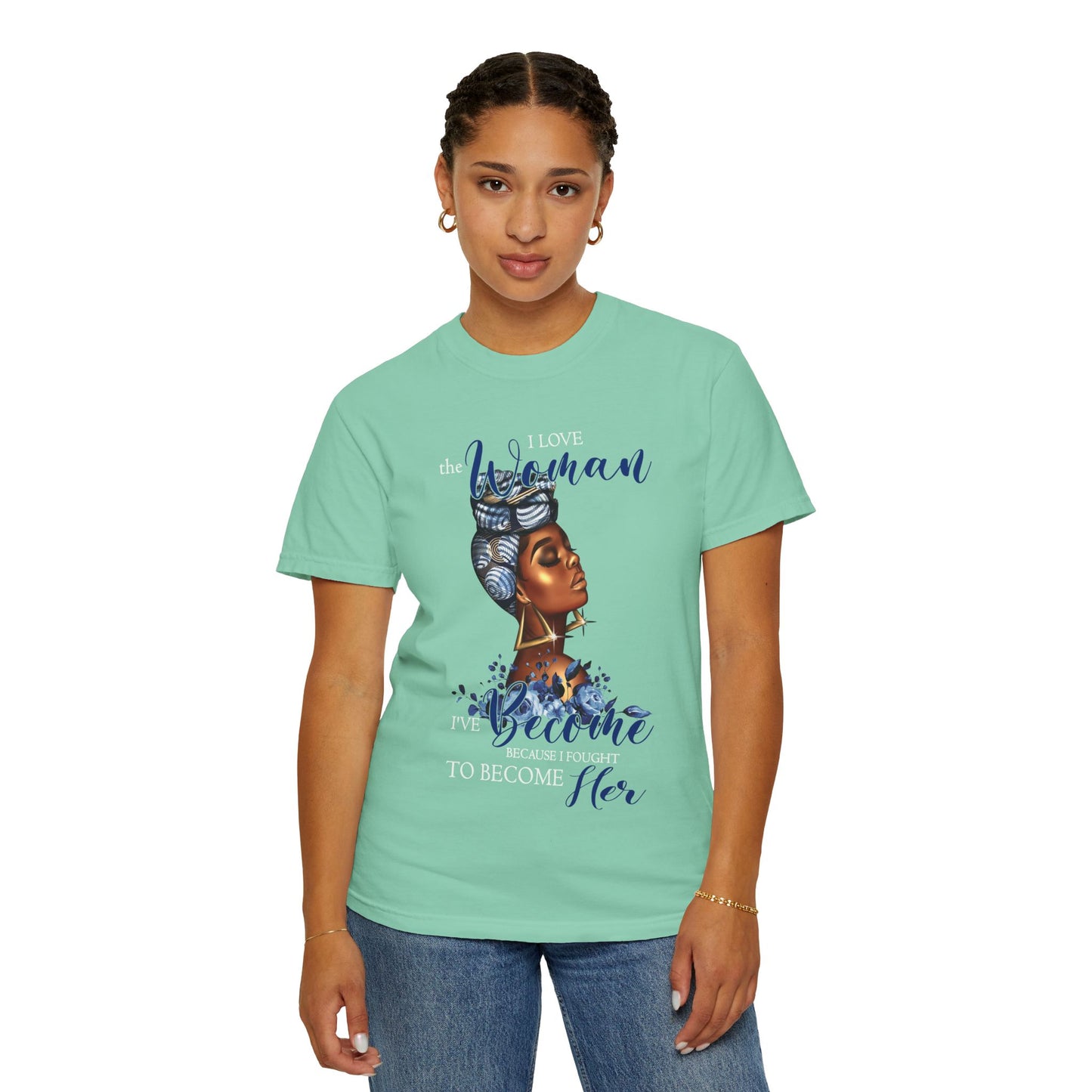 Empowered Woman Graphic T-Shirt - Celebrate Strength and Beauty