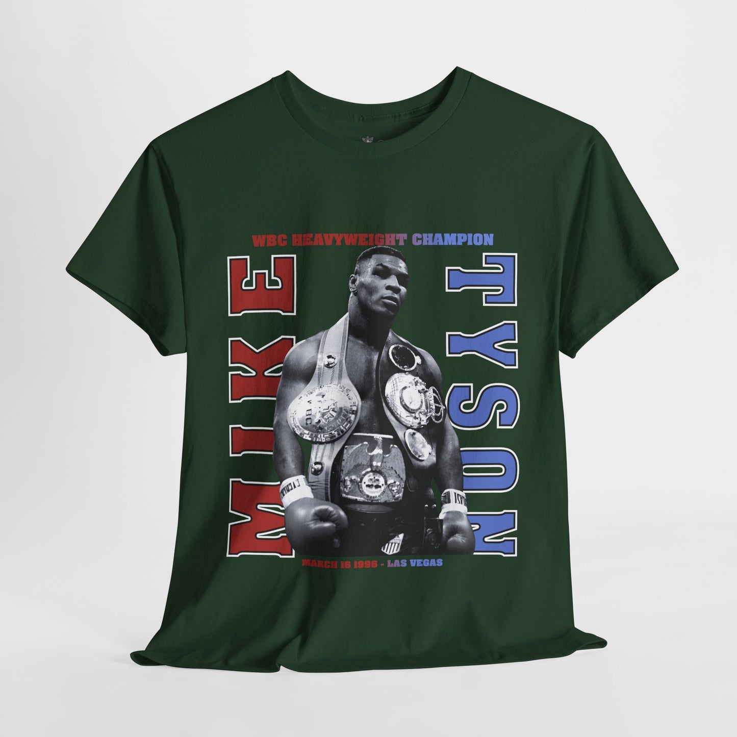 Mike Tyson Champion Belt Tee - Unisex Heavy Cotton Shirt