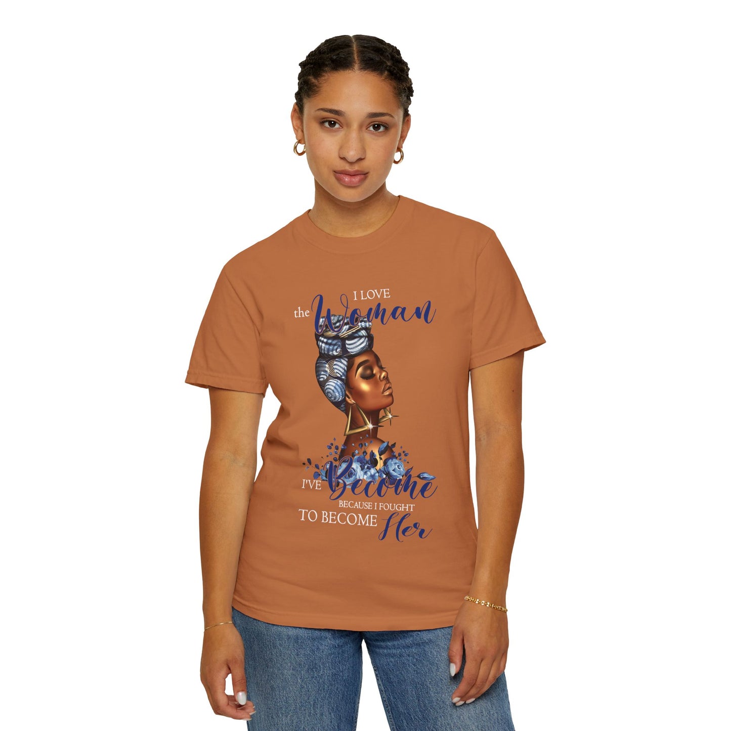 Empowered Woman Graphic T-Shirt - Celebrate Strength and Beauty