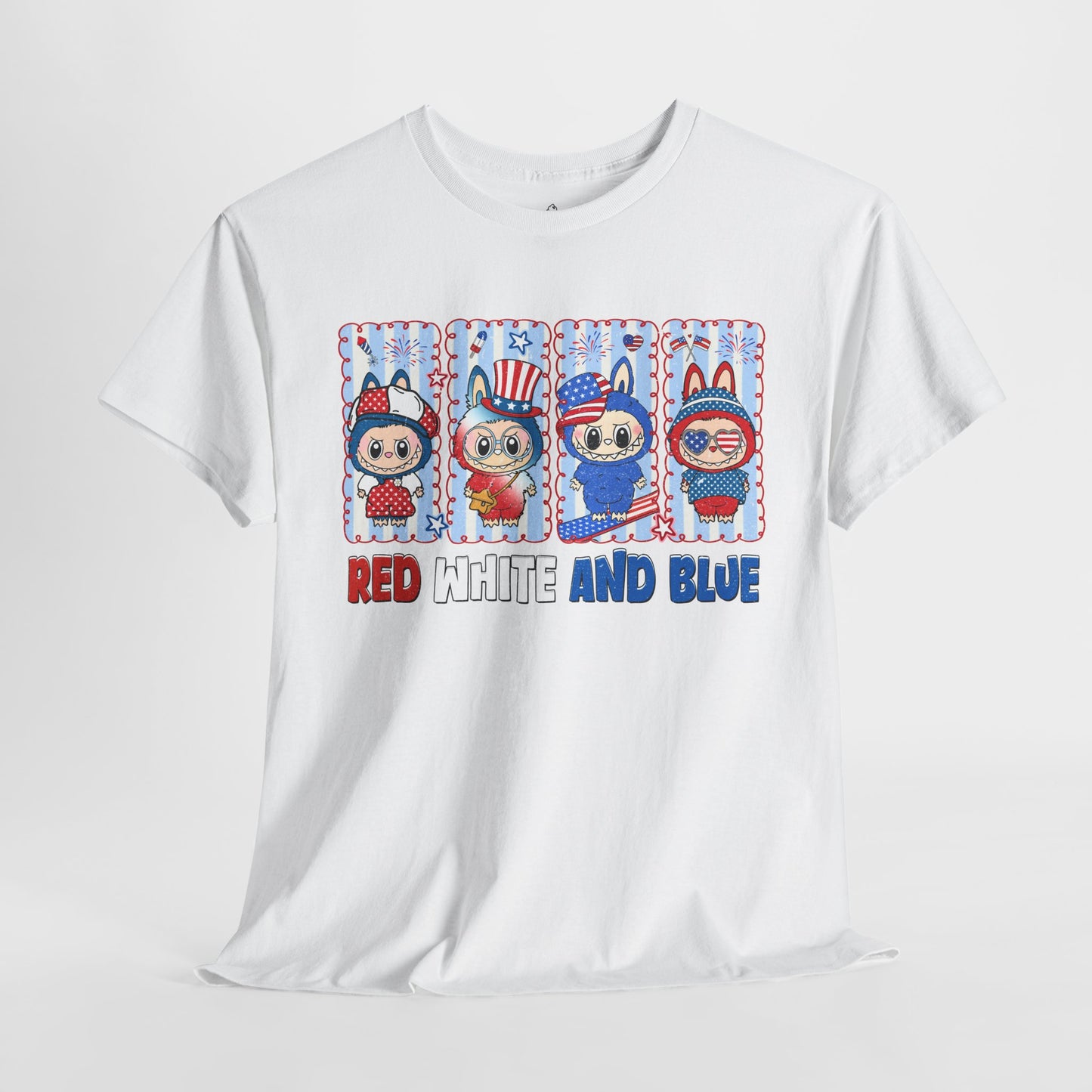 Patriotic La-Bubu Monsta Graphic Tee