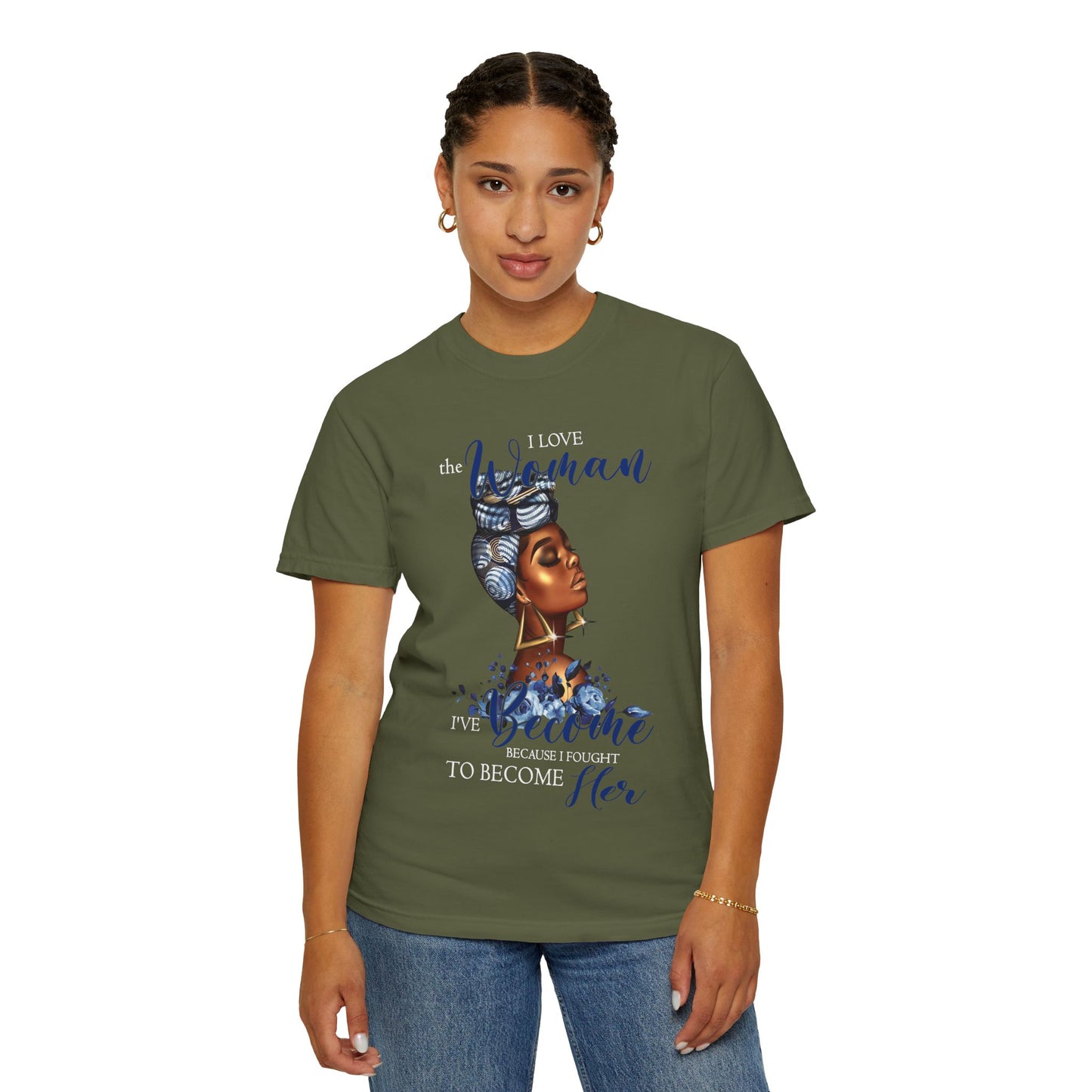 Empowered Woman Graphic T-Shirt - Celebrate Strength and Beauty