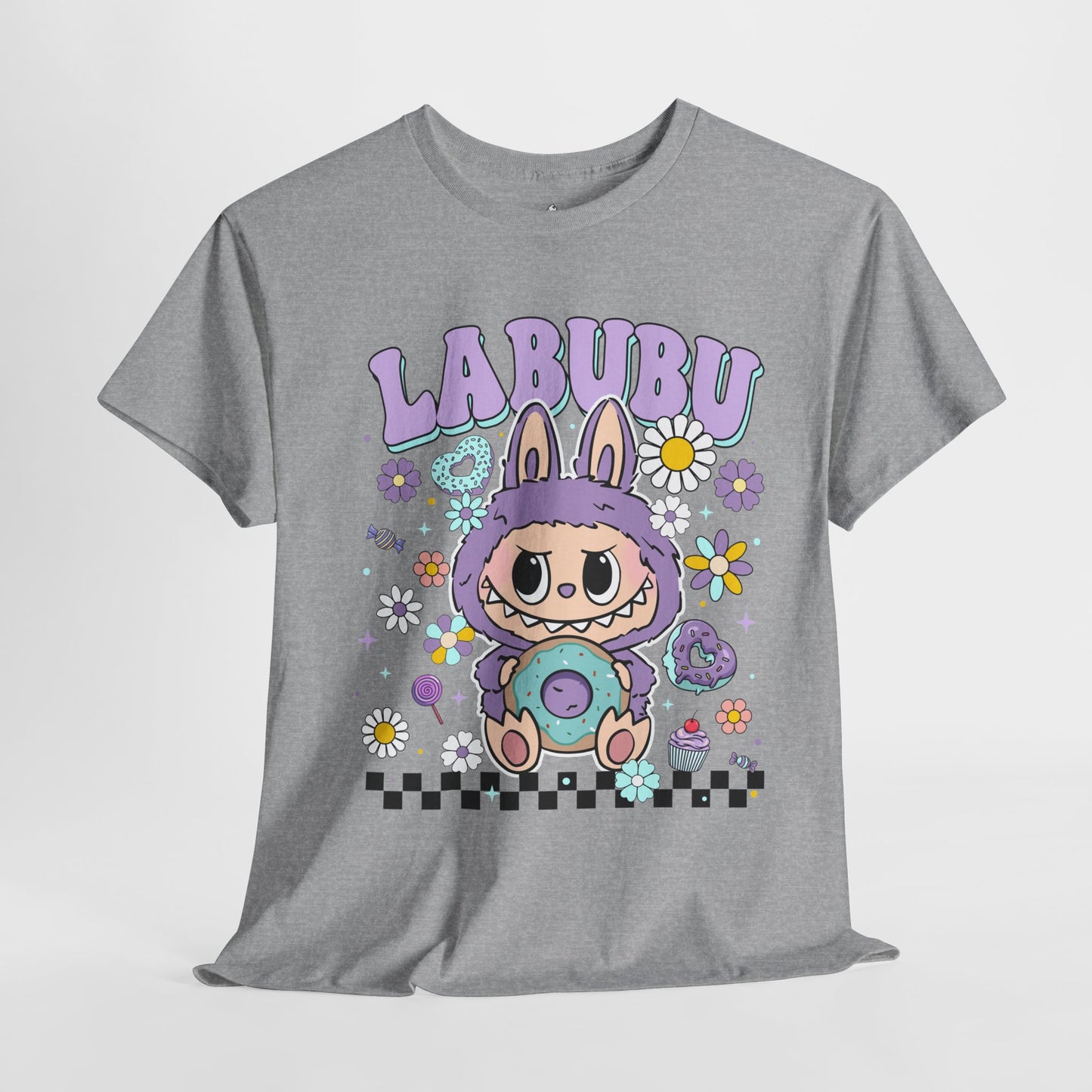 Labubu lower Graphic Tee, Unisex Heavy Cotton T-Shirt, Fun Casual Wear