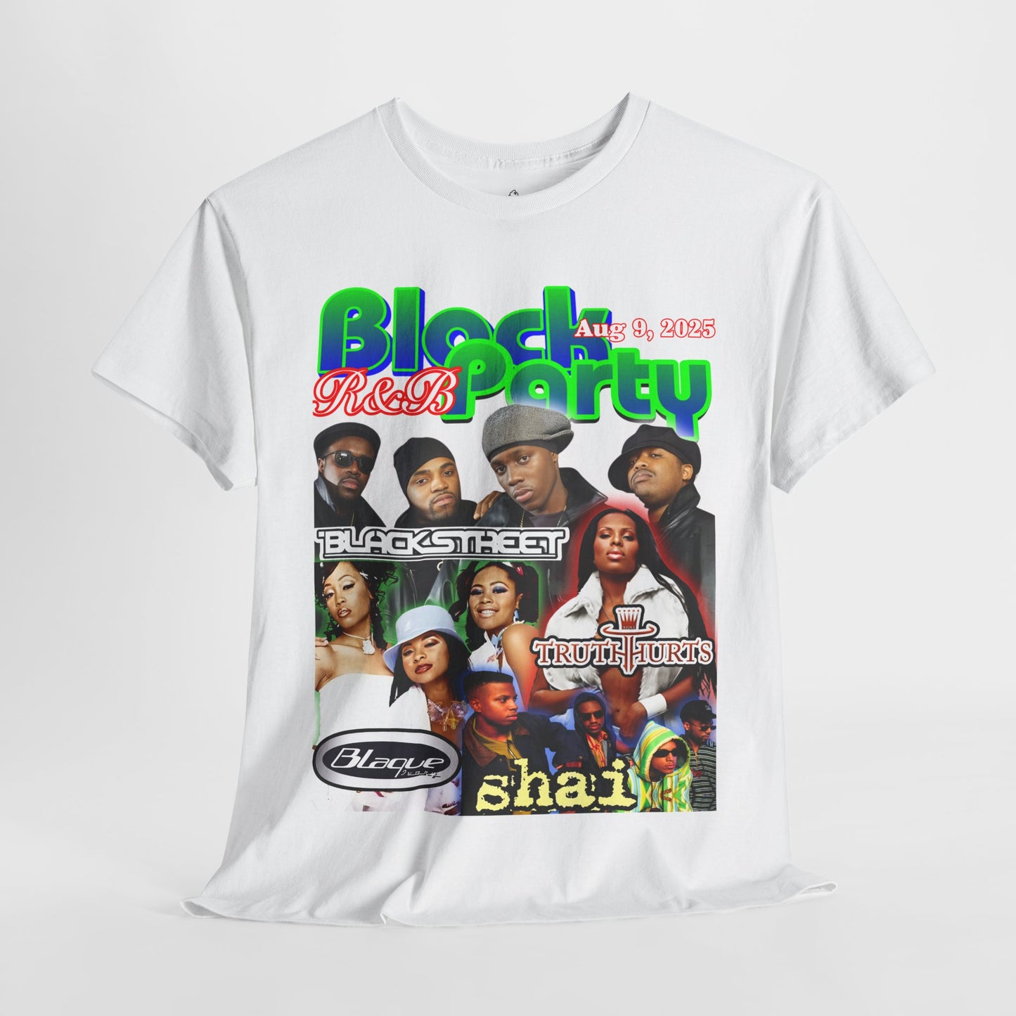 R&B Block Party Tee - Vintage Music Lover Unisex Shirt