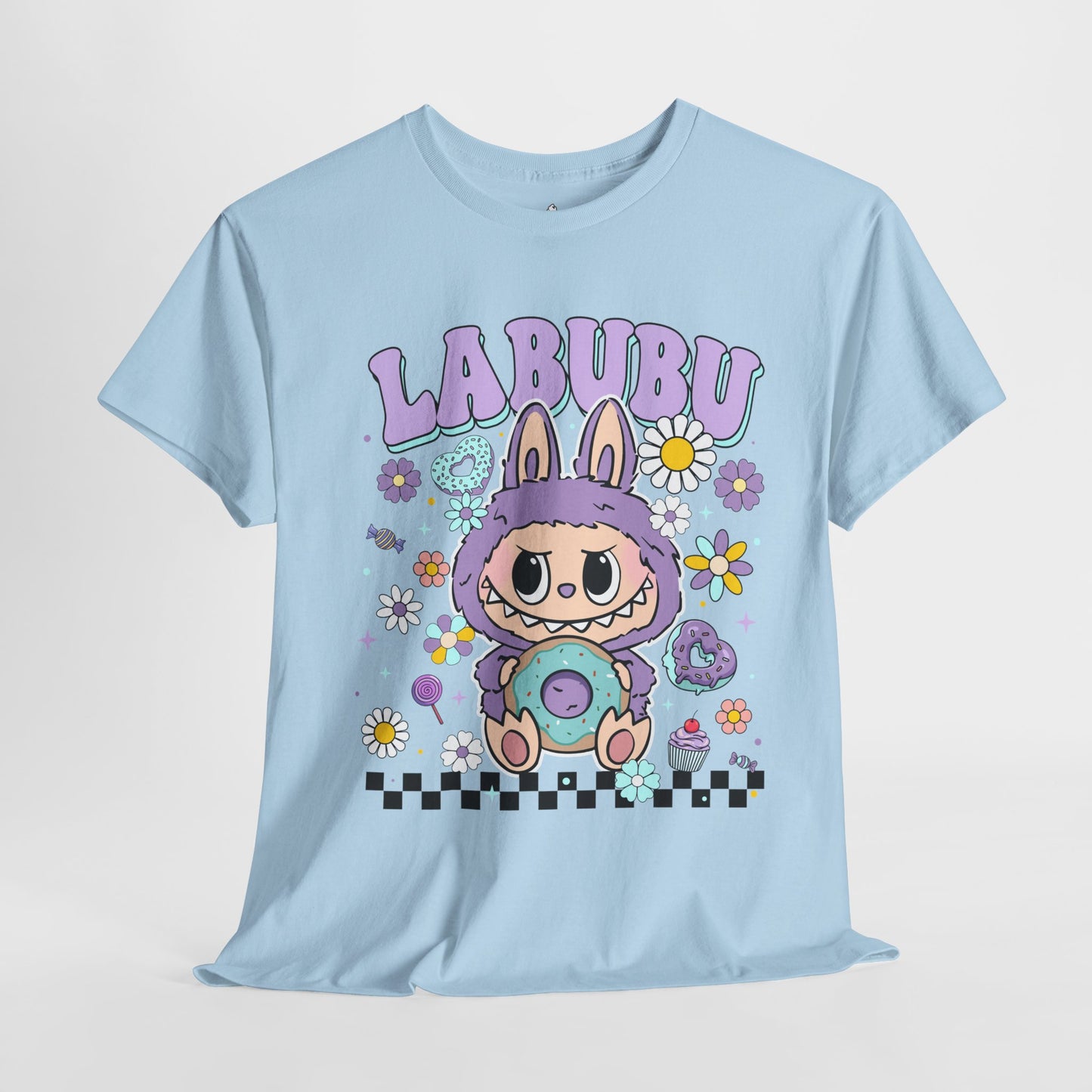 Labubu lower Graphic Tee, Unisex Heavy Cotton T-Shirt, Fun Casual Wear