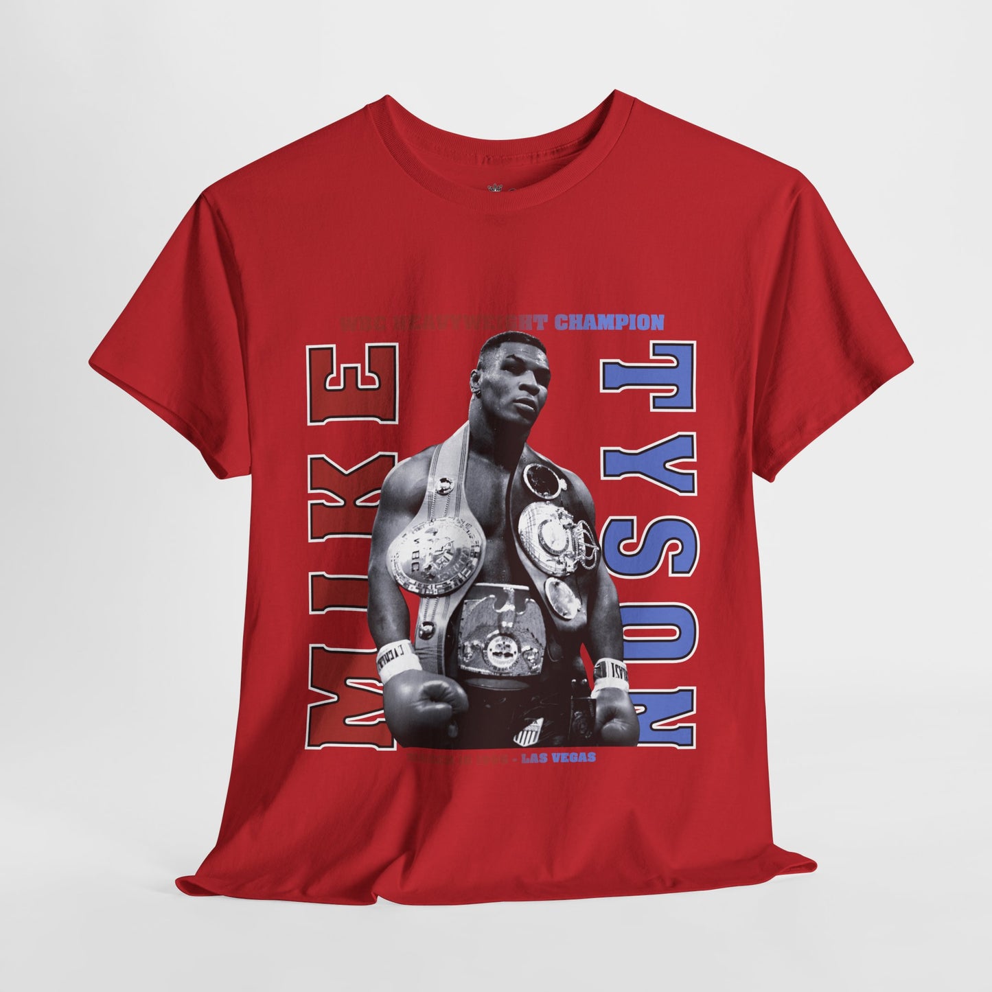 Mike Tyson Champion Belt Tee - Unisex Heavy Cotton Shirt
