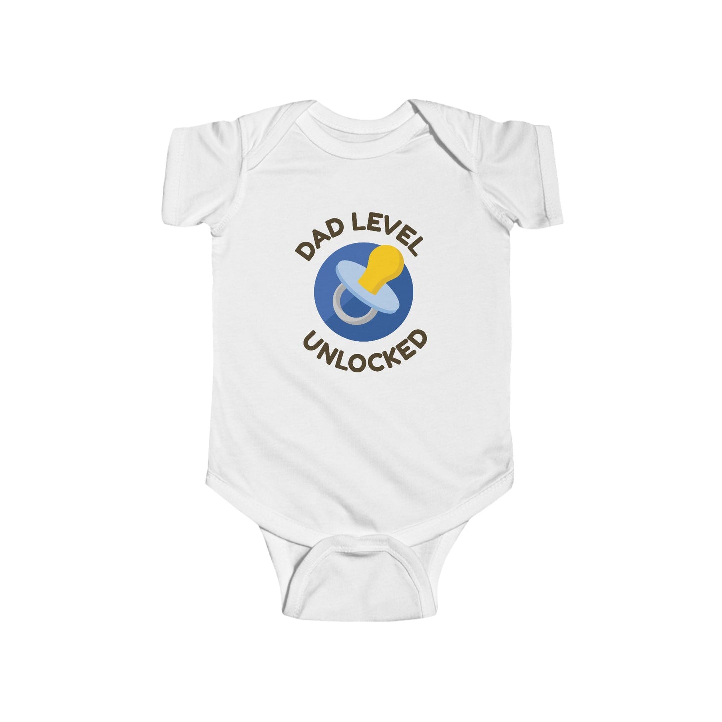 Dad Level Unlocked Infant Bodysuit, Baby Shower Gift, New Parent Apparel, Cute Baby Outfit, Funny Gift for Dads