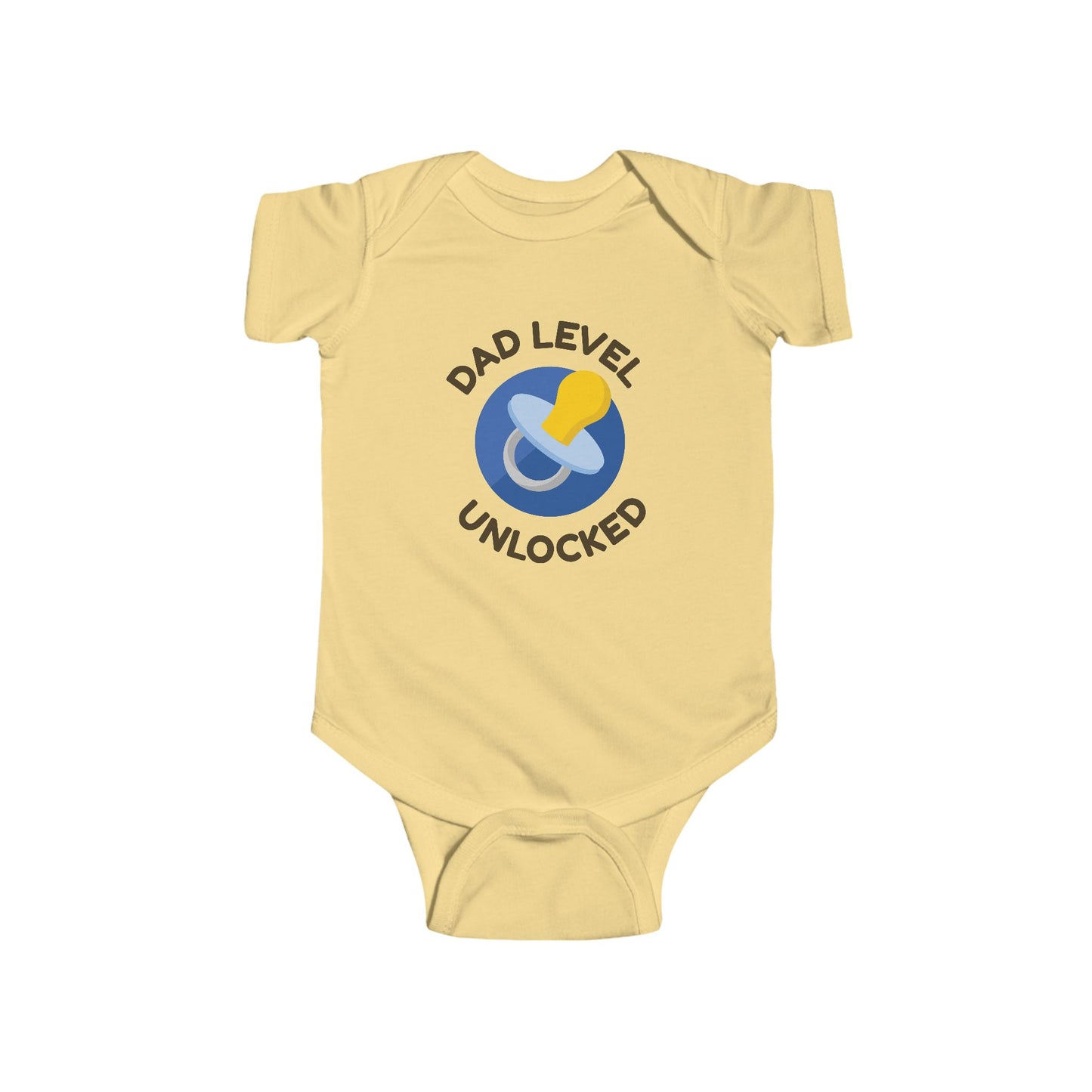 Dad Level Unlocked Infant Bodysuit, Baby Shower Gift, New Parent Apparel, Cute Baby Outfit, Funny Gift for Dads