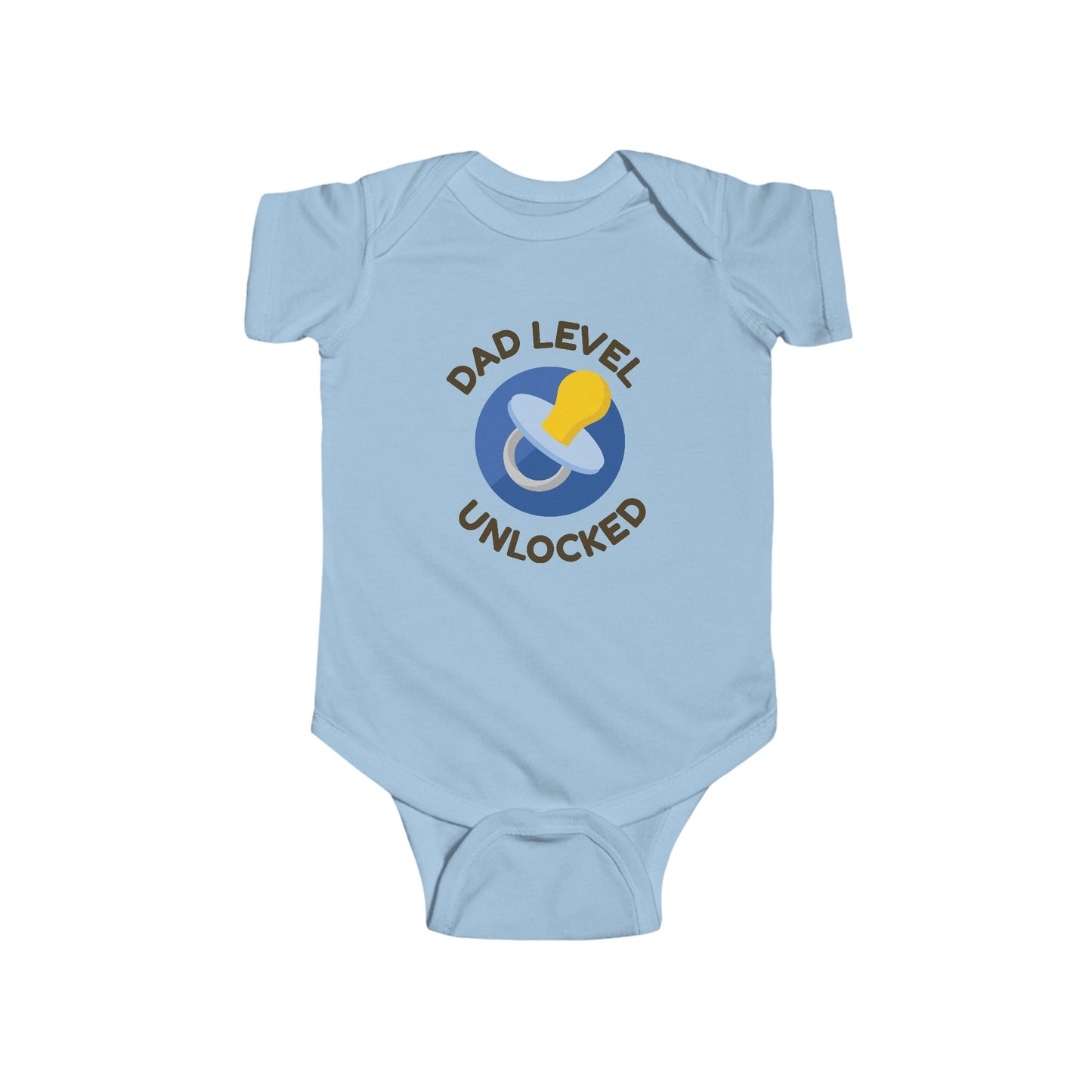 Dad Level Unlocked Infant Bodysuit, Baby Shower Gift, New Parent Apparel, Cute Baby Outfit, Funny Gift for Dads