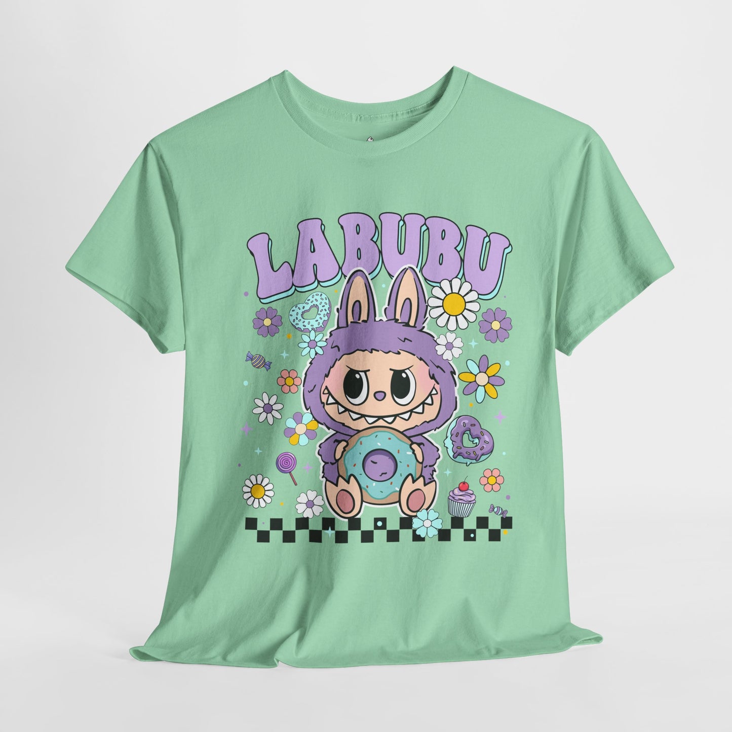Labubu lower Graphic Tee, Unisex Heavy Cotton T-Shirt, Fun Casual Wear