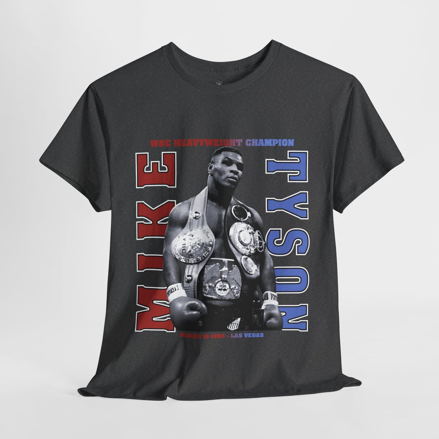 Mike Tyson Champion Belt Tee - Unisex Heavy Cotton Shirt