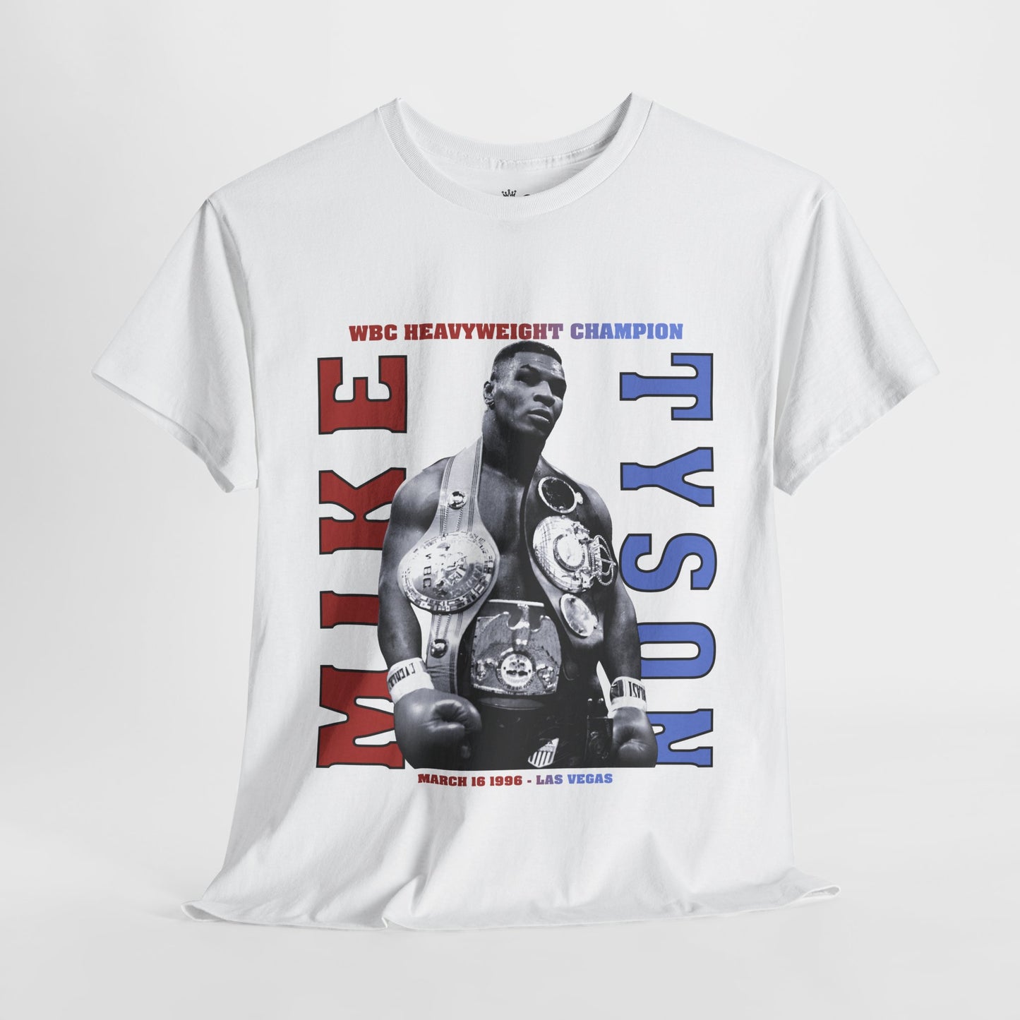 Mike Tyson Champion Belt Tee - Unisex Heavy Cotton Shirt