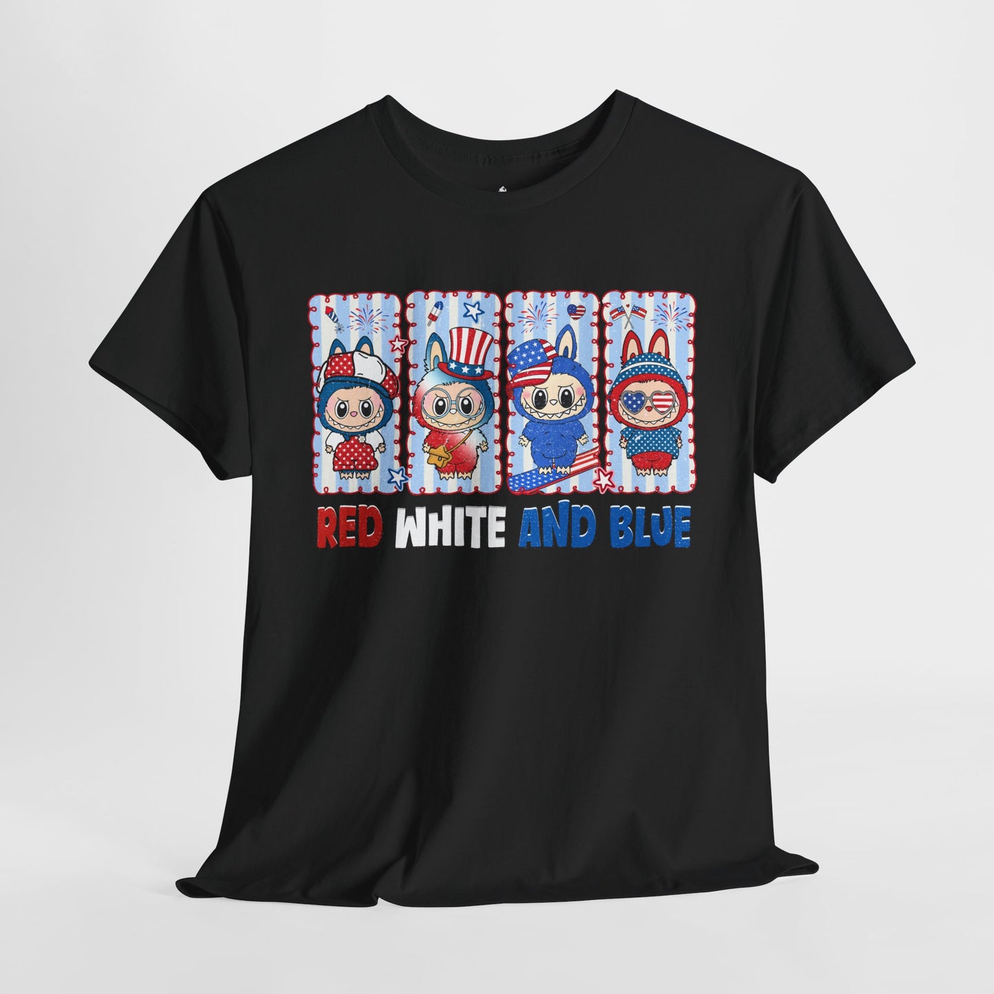 Patriotic La-Bubu Monsta Graphic Tee