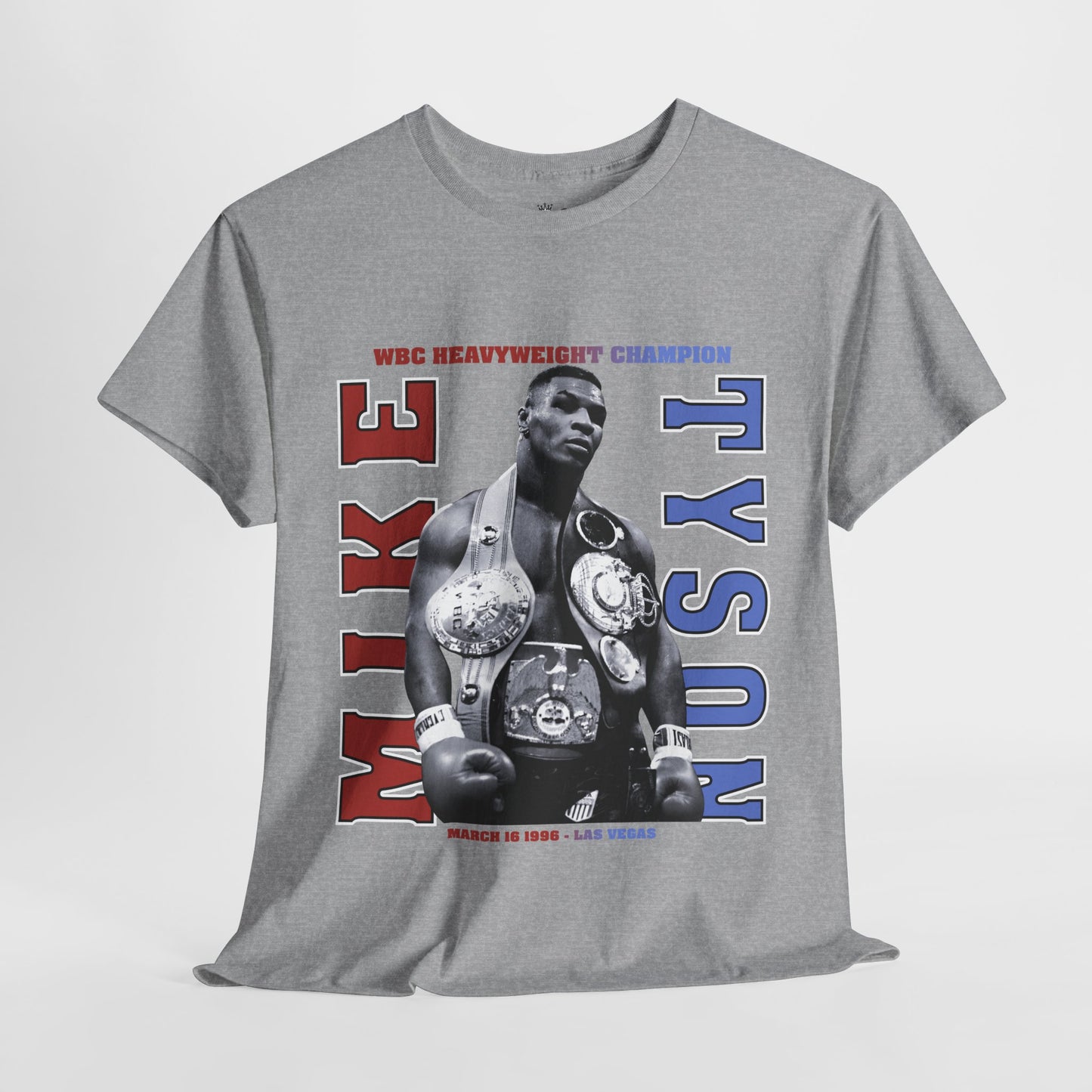 Mike Tyson Champion Belt Tee - Unisex Heavy Cotton Shirt