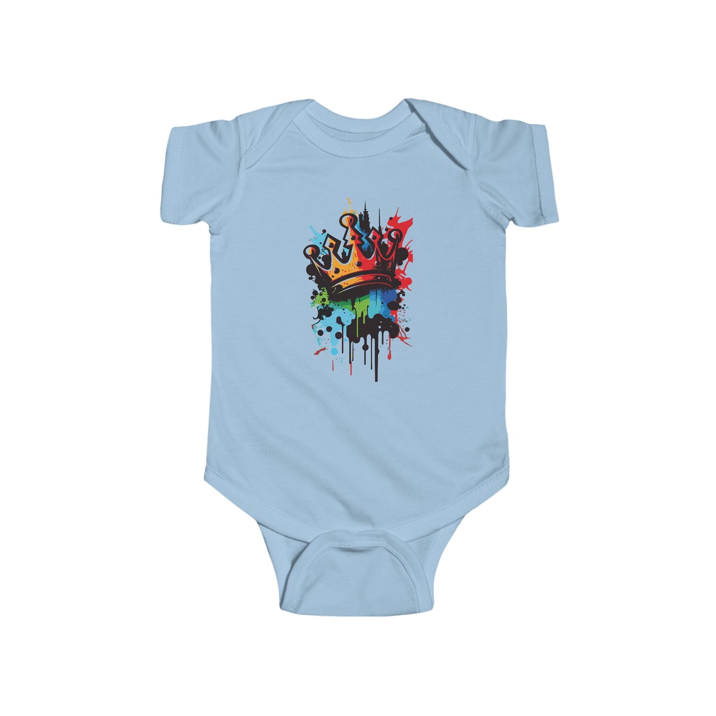 Colorful Crown Infant Unisex Heavy Cotton Bodysuit