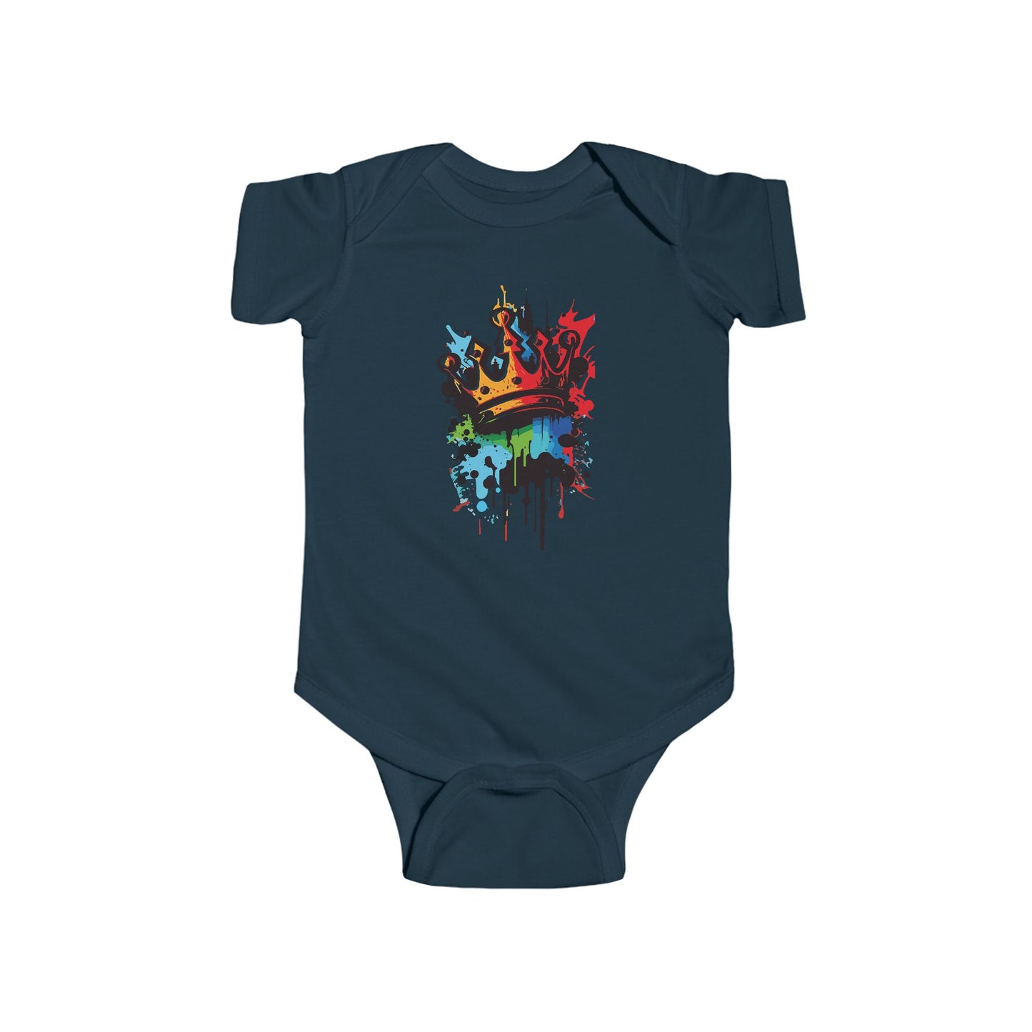 Colorful Crown Infant Unisex Heavy Cotton Bodysuit