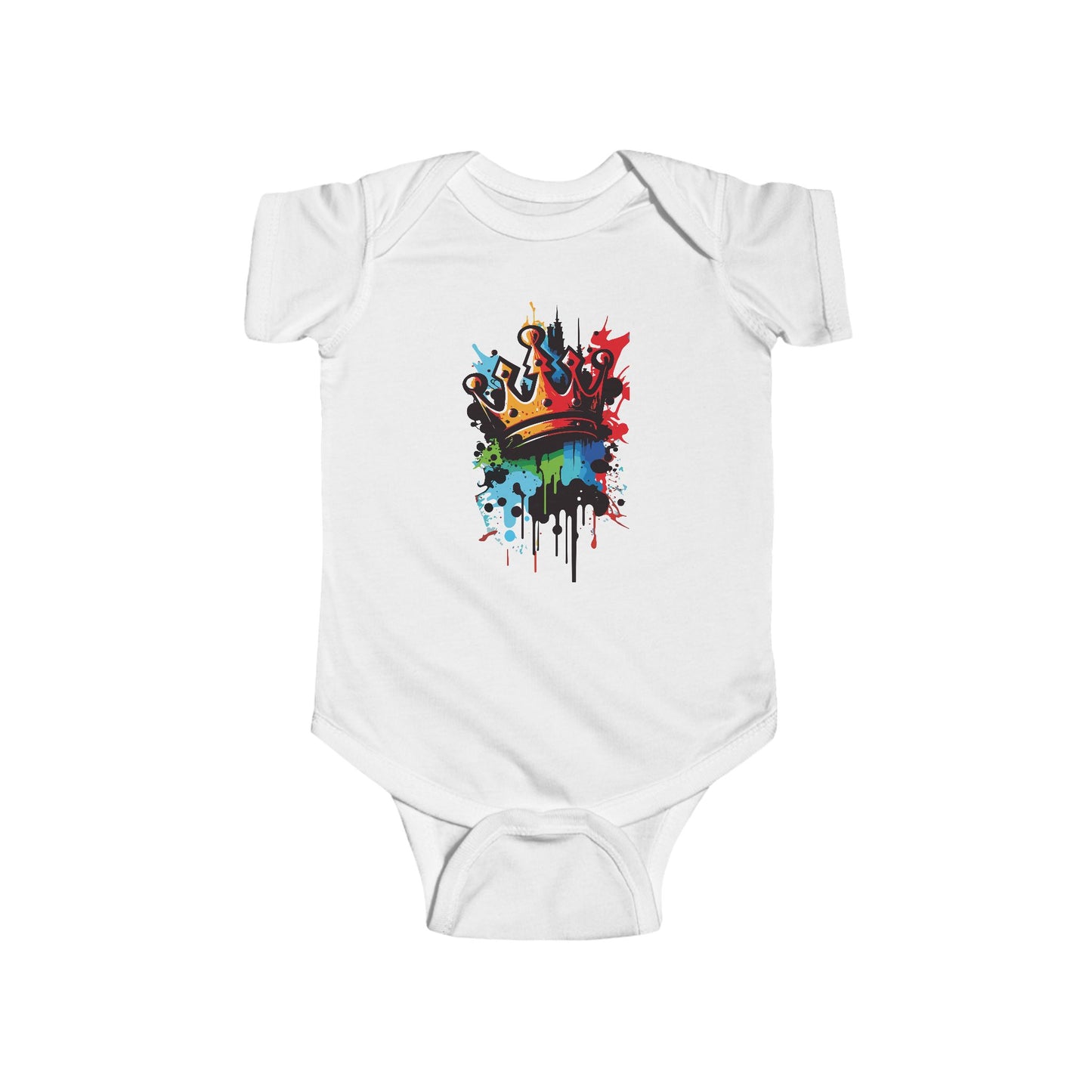 Colorful Crown Infant Unisex Heavy Cotton Bodysuit