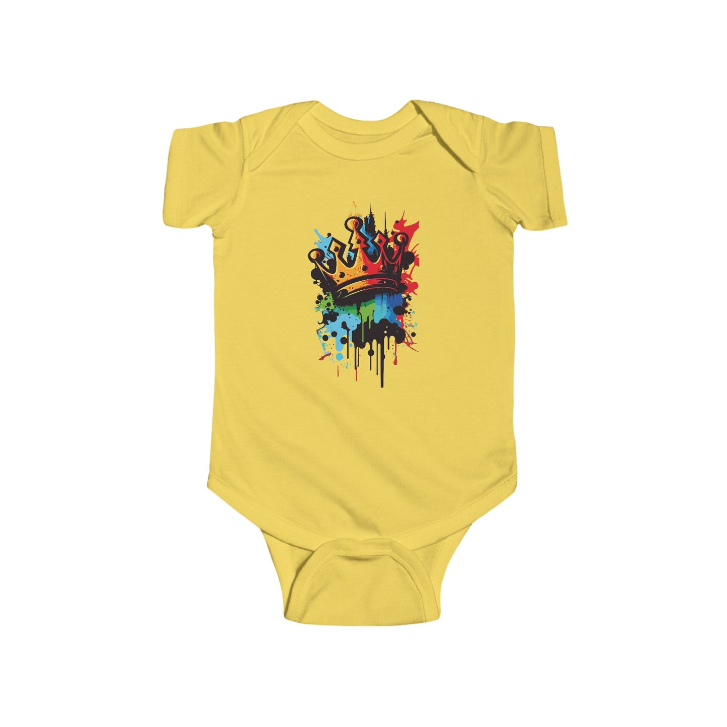 Colorful Crown Infant Unisex Heavy Cotton Bodysuit