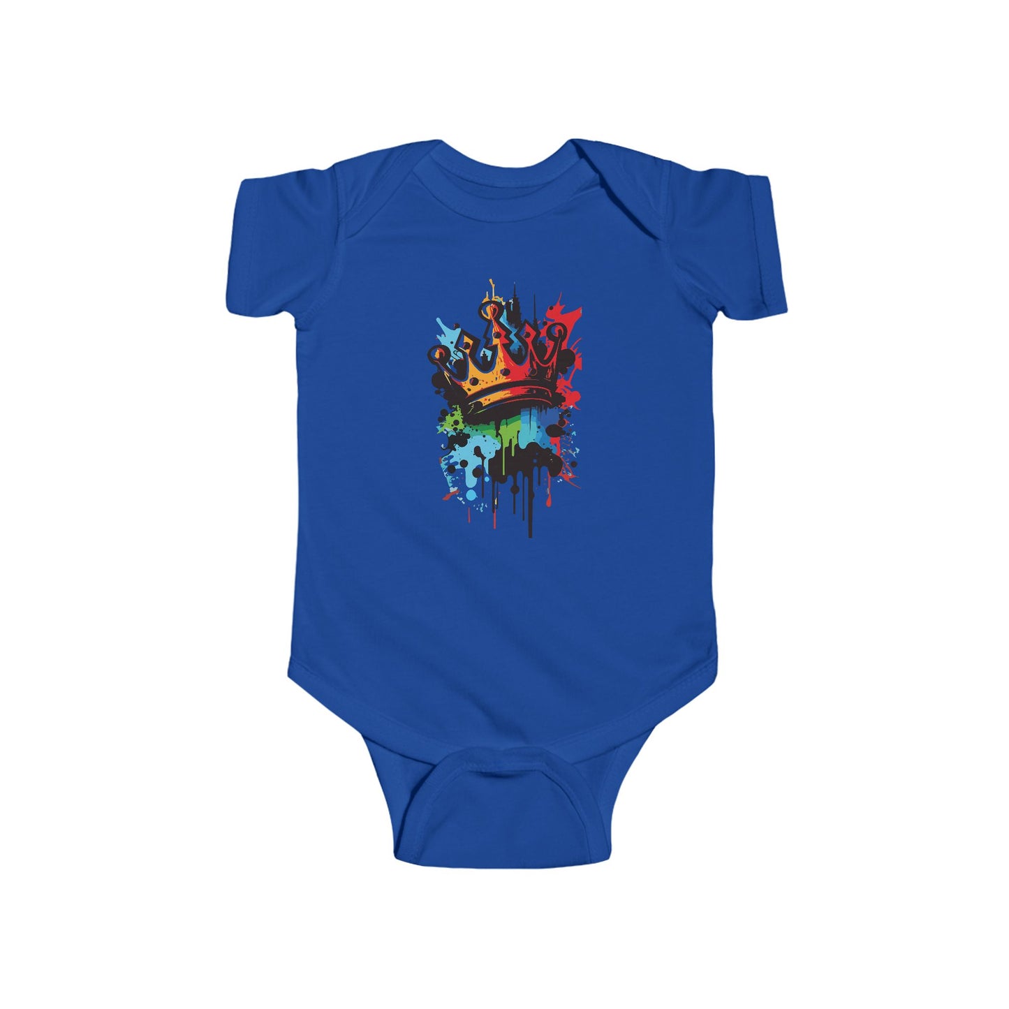 Colorful Crown Infant Unisex Heavy Cotton Bodysuit