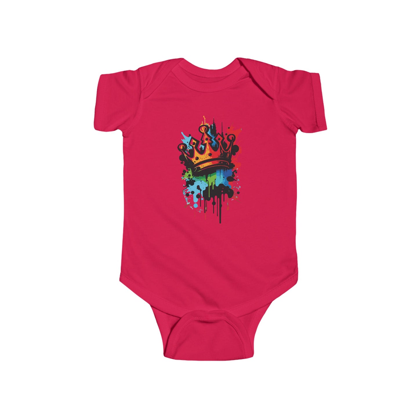 Colorful Crown Infant Unisex Heavy Cotton Bodysuit