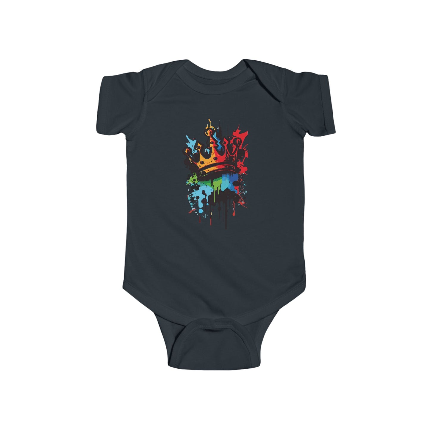 Colorful Crown Infant Unisex Heavy Cotton Bodysuit