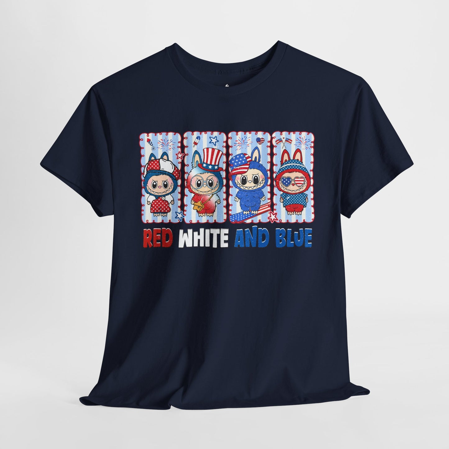 Patriotic La-Bubu Monsta Graphic Tee