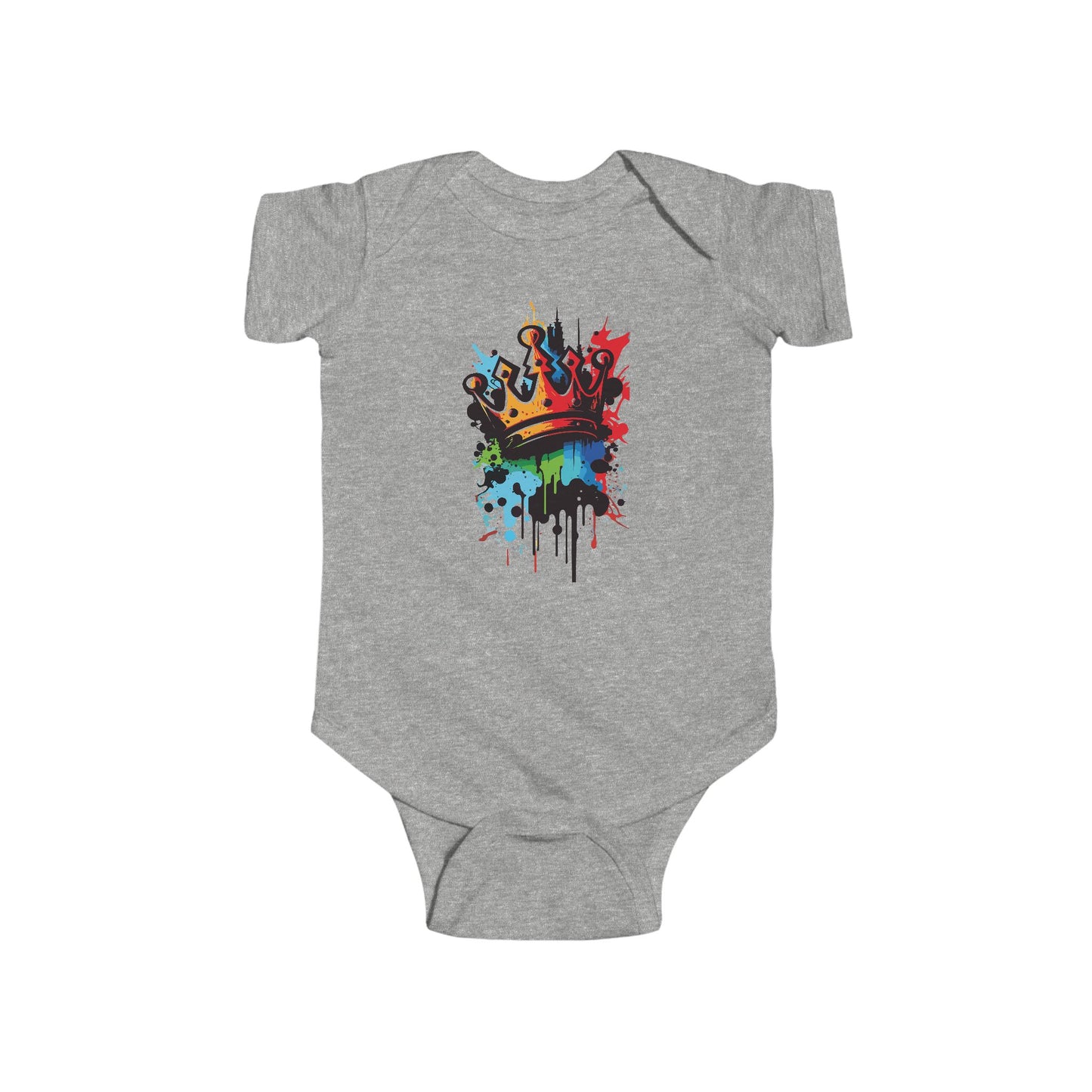 Colorful Crown Infant Unisex Heavy Cotton Bodysuit