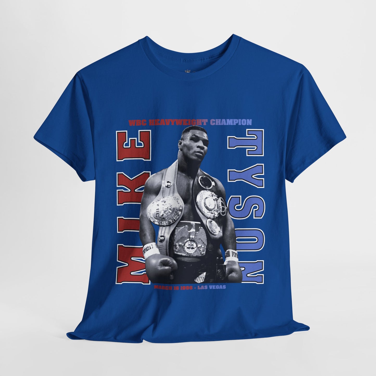 Mike Tyson Champion Belt Tee - Unisex Heavy Cotton Shirt