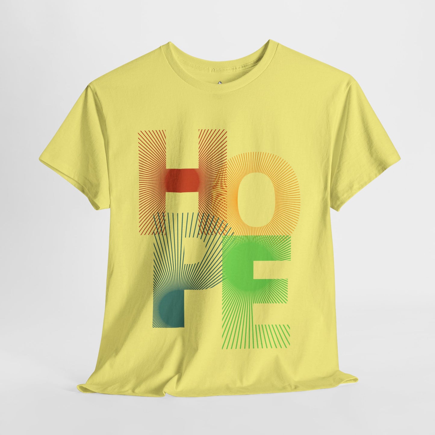 Hope Unisex Heavy Cotton Tee - Inspirational Graphic T-Shirt