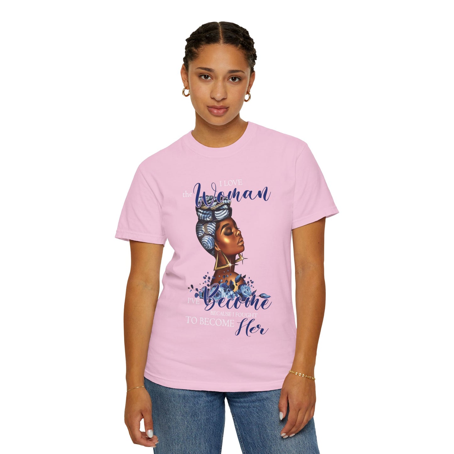 Empowered Woman Graphic T-Shirt - Celebrate Strength and Beauty