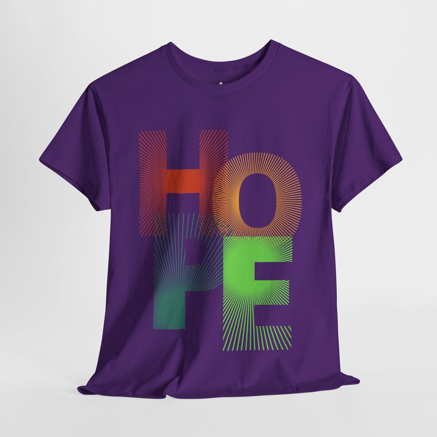 Hope Unisex Heavy Cotton Tee - Inspirational Graphic T-Shirt