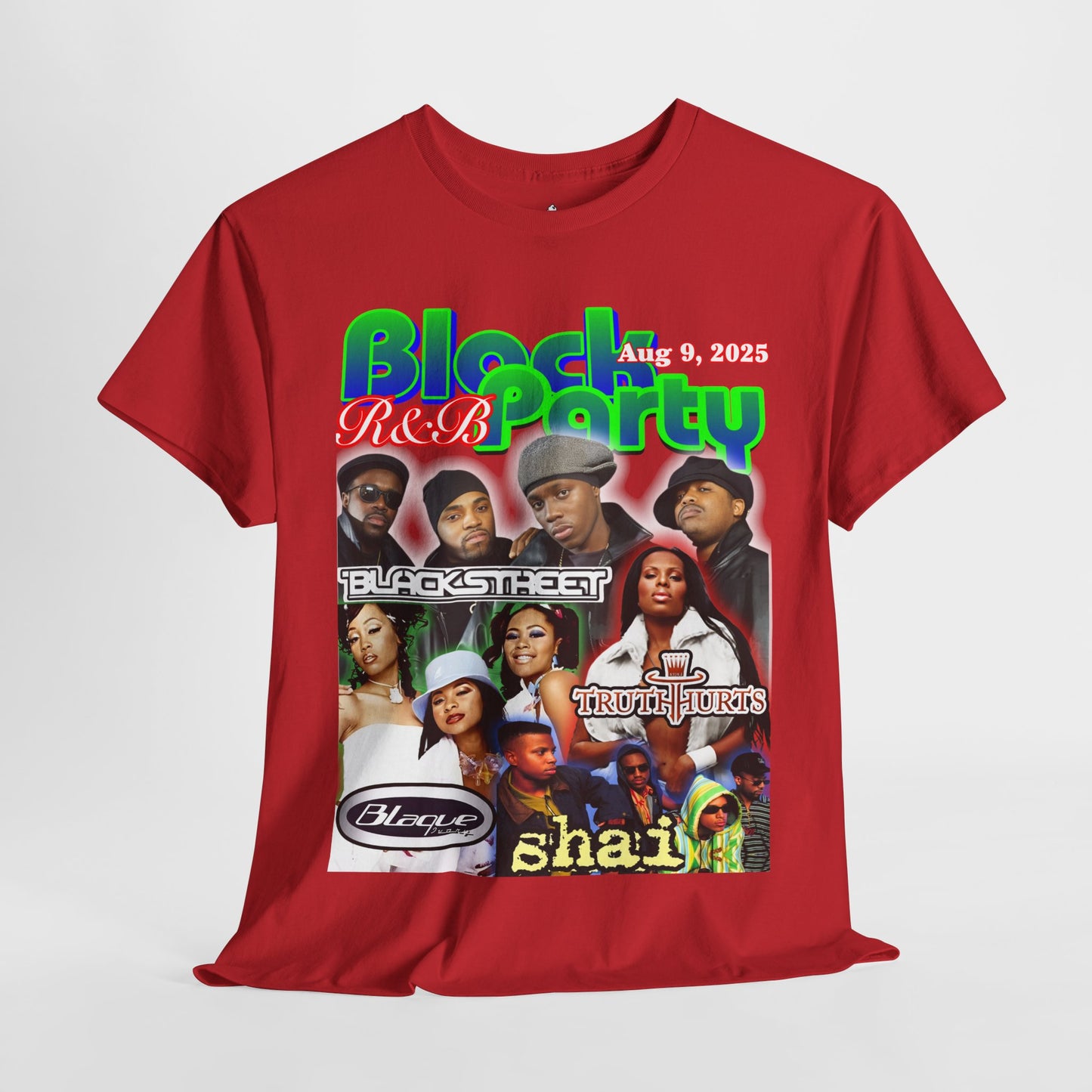 R&B Block Party Tee - Vintage Music Lover Unisex Shirt