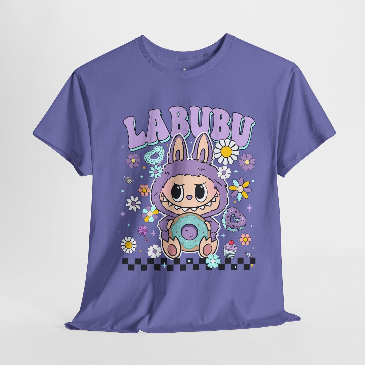 Labubu lower Graphic Tee, Unisex Heavy Cotton T-Shirt, Fun Casual Wear