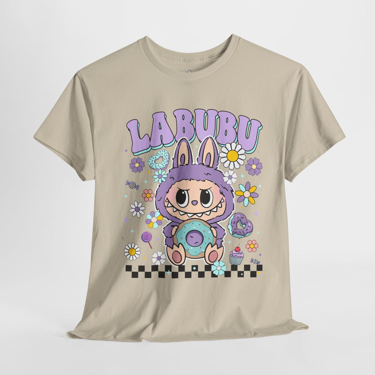 Labubu lower Graphic Tee, Unisex Heavy Cotton T-Shirt, Fun Casual Wear
