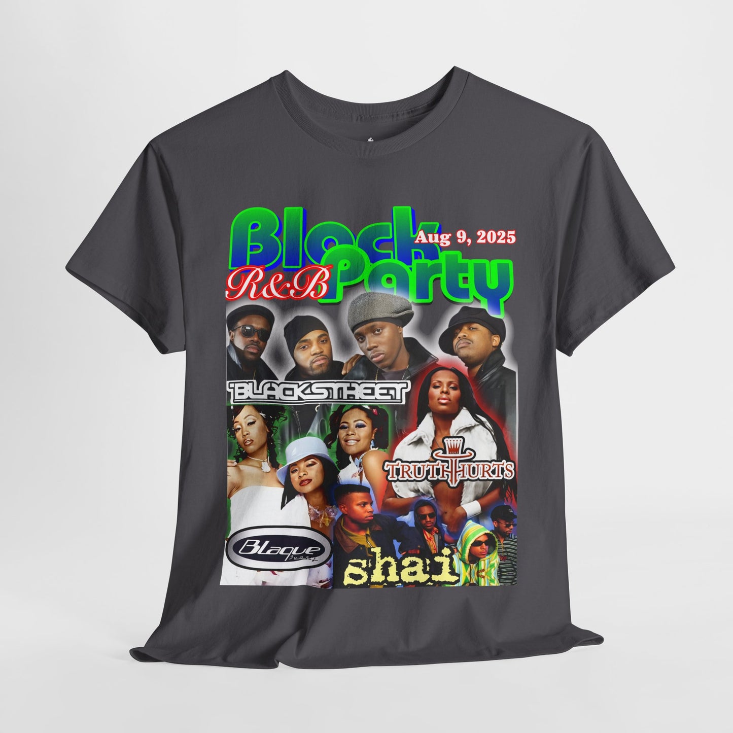 R&B Block Party Tee - Vintage Music Lover Unisex Shirt