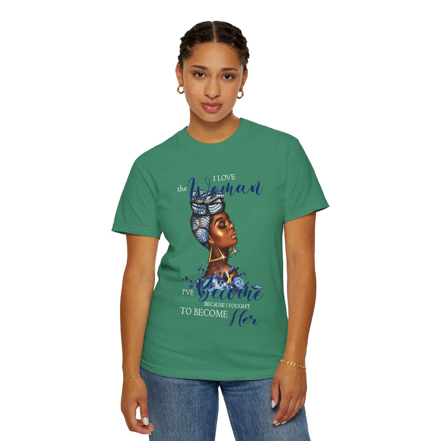 Empowered Woman Graphic T-Shirt - Celebrate Strength and Beauty