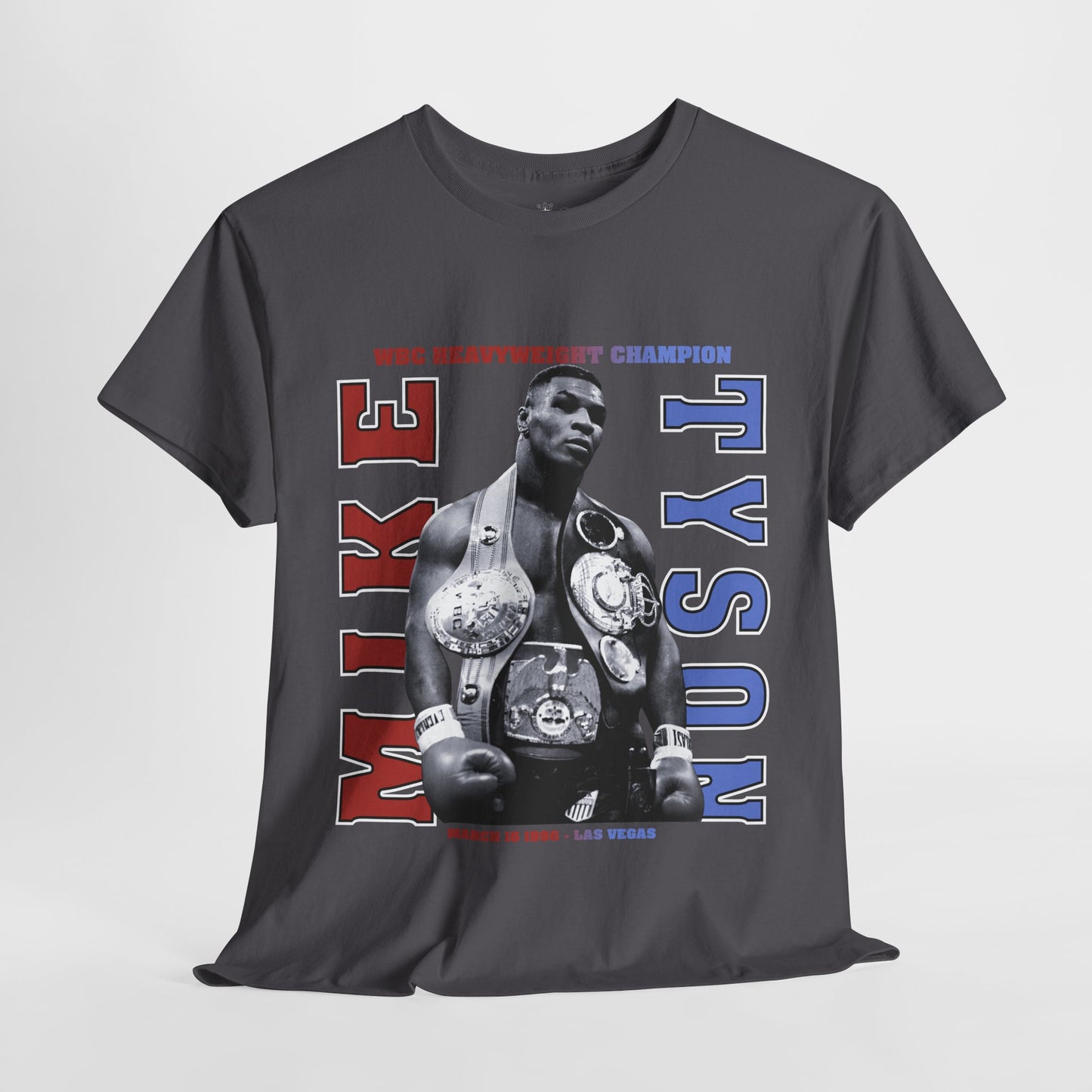 Mike Tyson Champion Belt Tee - Unisex Heavy Cotton Shirt