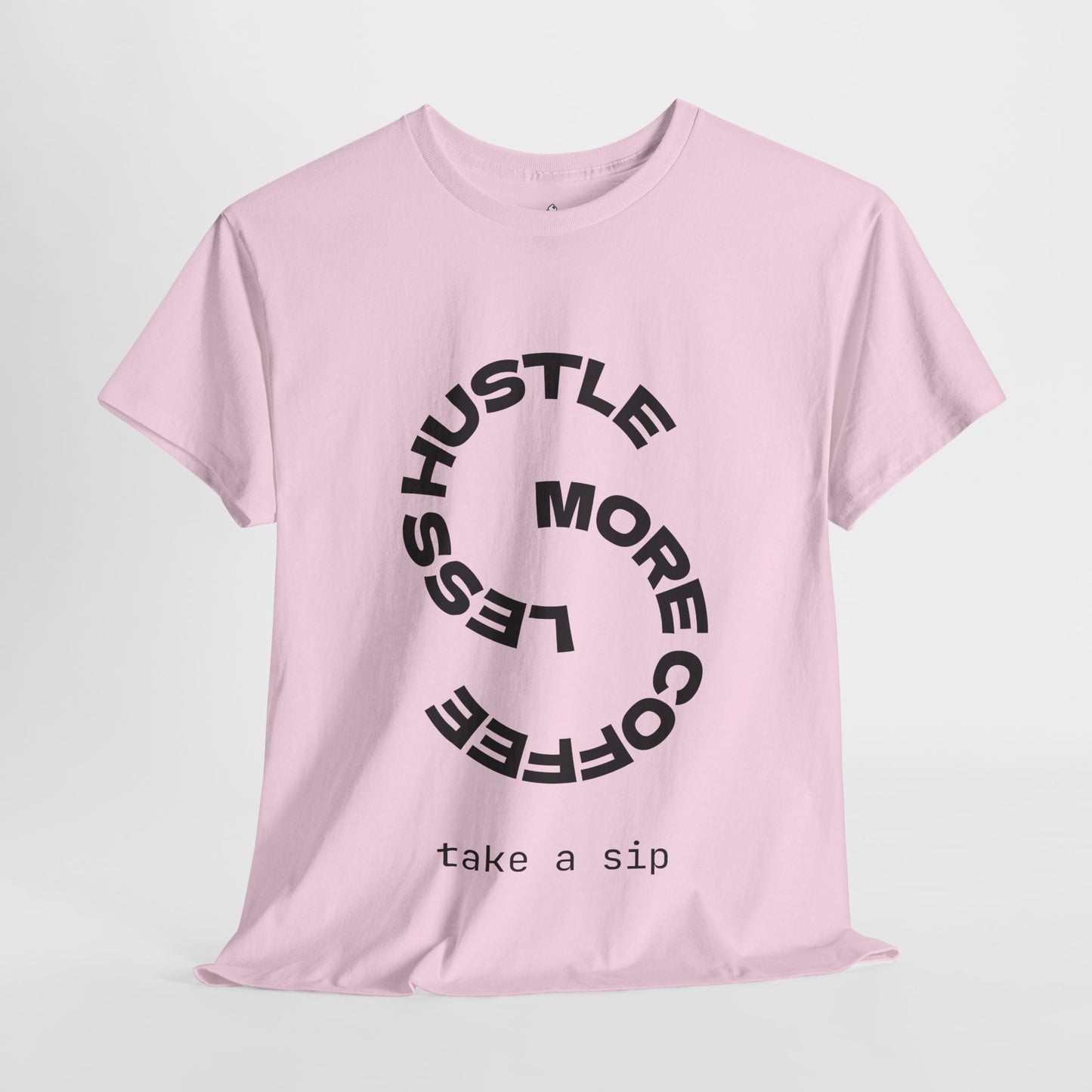 Coffee Lover's Hustle Tee | Unisex Heavy Cotton T-Shirt, Casual Wear, Motivational Shirt, Gift for Coffee Lovers, Everyday Comfort